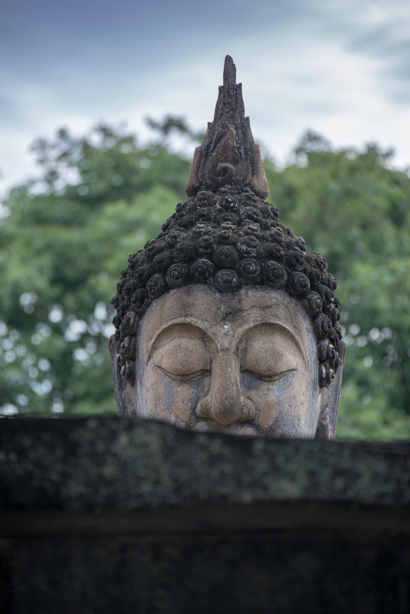 Nikon D800E sample photo. The ancient ruin of buddha in sukhothai, thailand. photography