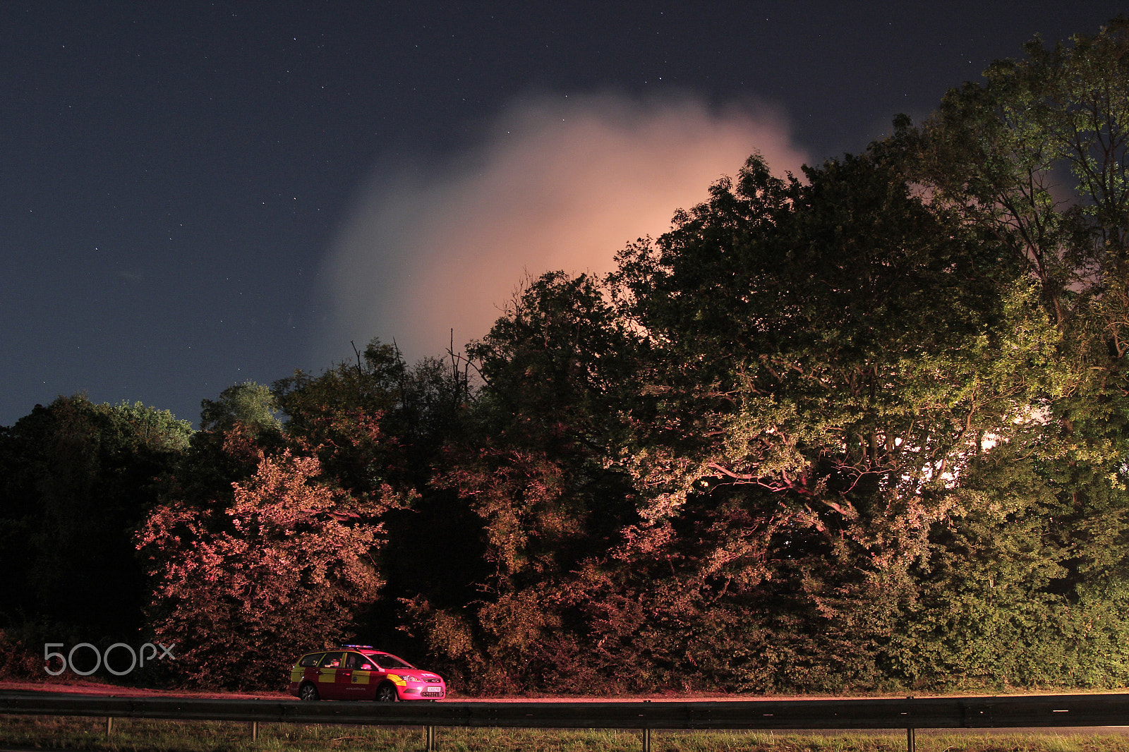 Canon EF 24-105mm F3.5-5.6 IS STM sample photo. Serious fire long exposure photography