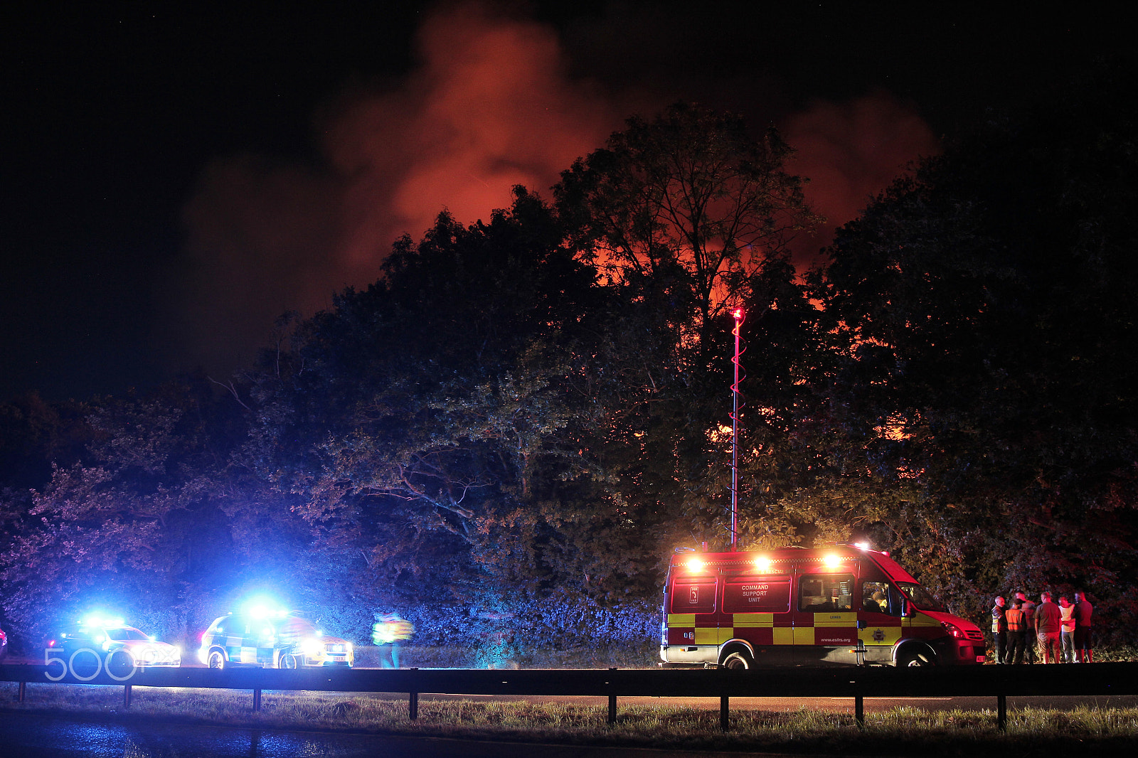 Canon EF 24-105mm F3.5-5.6 IS STM sample photo. Serious fire long exposure photography
