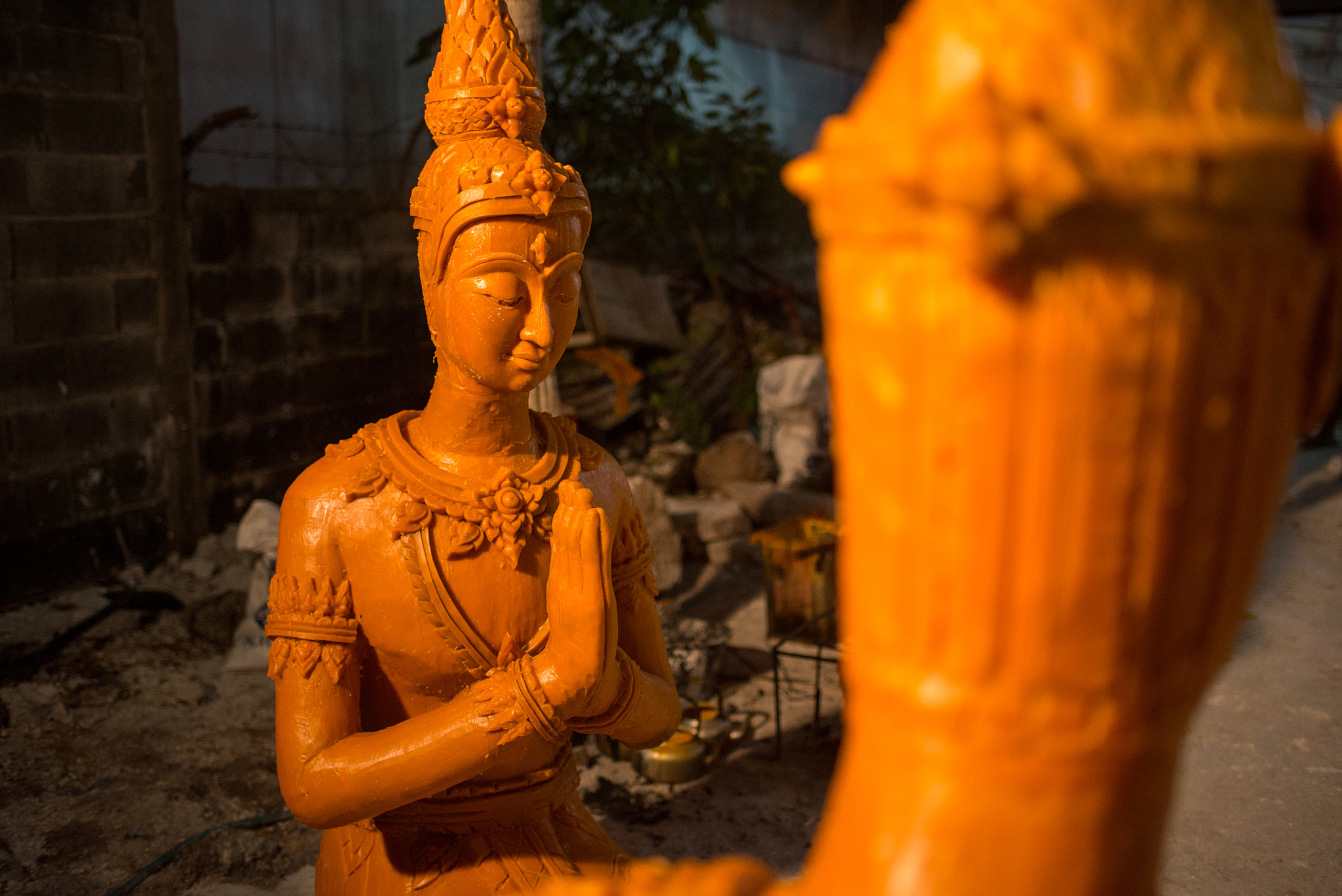 Nikon D800E + Nikon AF-S Nikkor 35mm F1.8G ED sample photo. Thailand’s wax traditional one of the famous cerem photography
