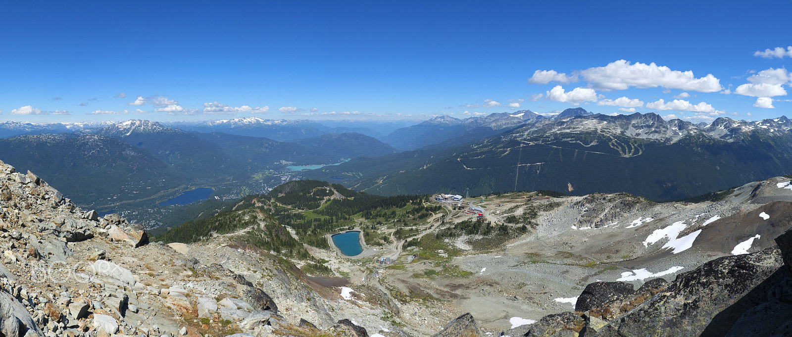 Panasonic Lumix DMC-GH4 sample photo. Whistler peak panorama photography