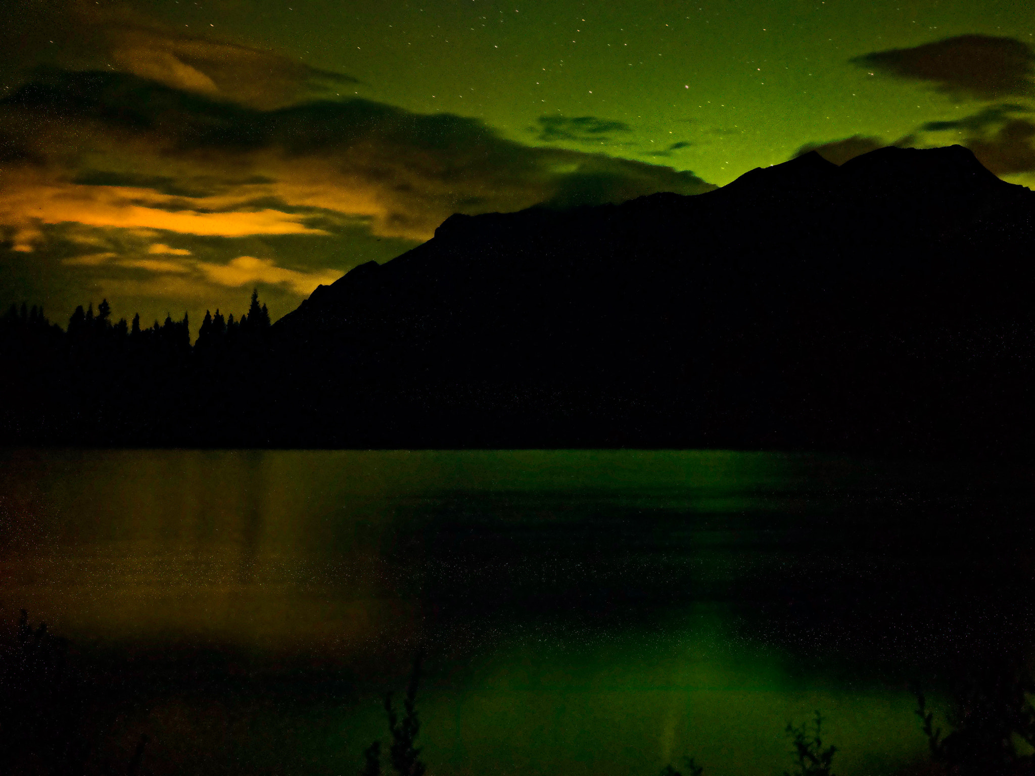 Panasonic Lumix G X Vario 35-100mm F2.8 OIS sample photo. Aurora reflection photography