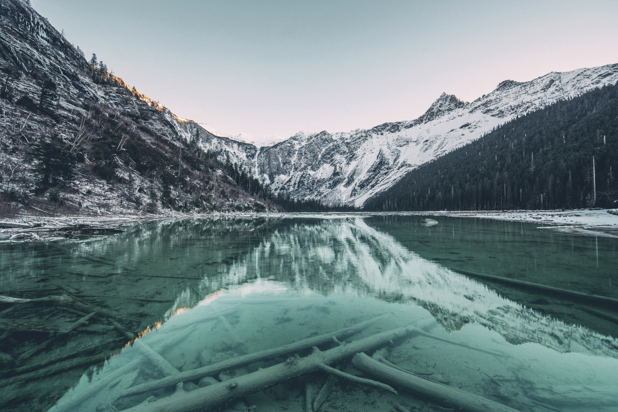 Sony a7R II + Canon EF 14mm F2.8L II USM sample photo. Glacier national park photography