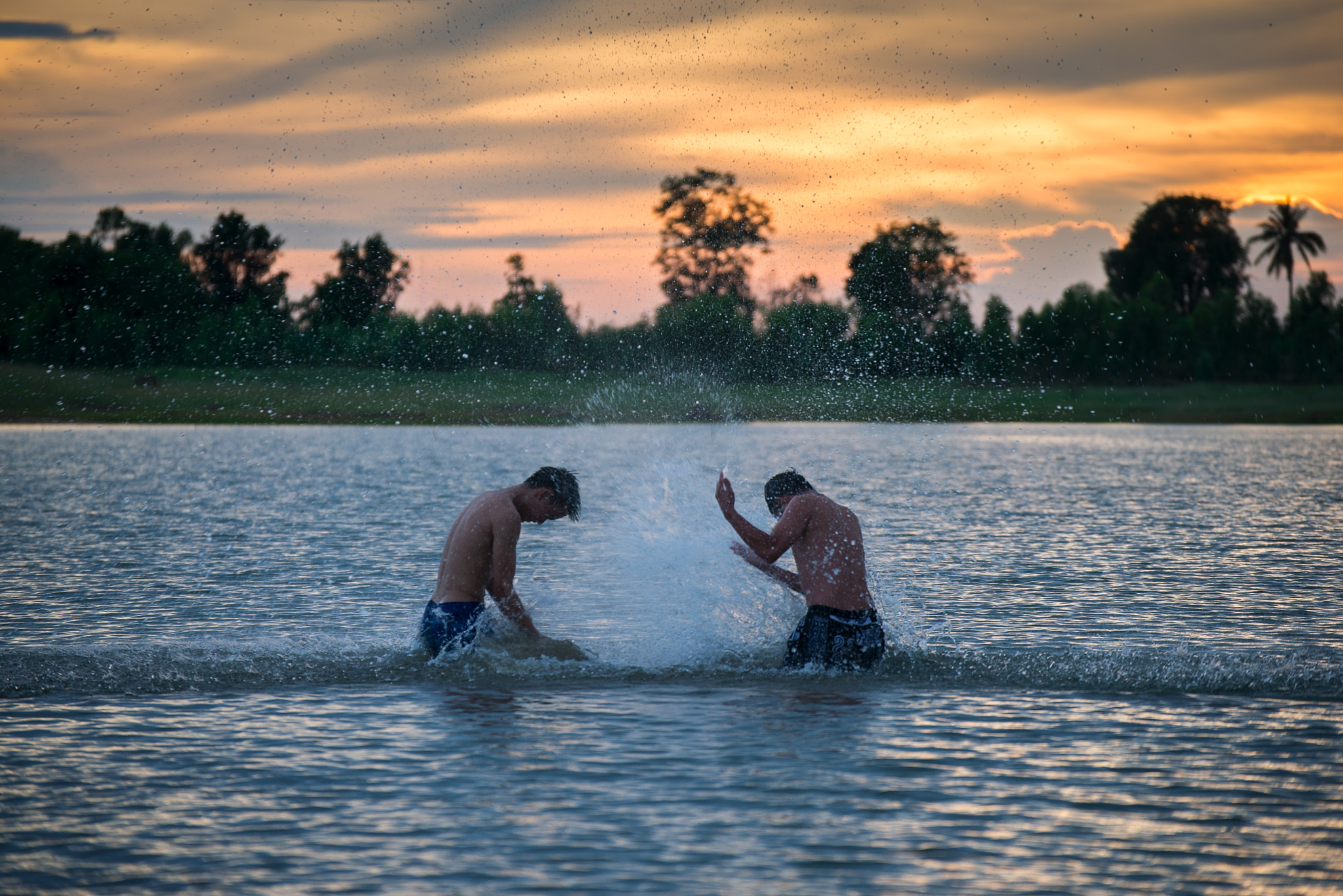 Nikon D800E sample photo. The funny moment at the lake photography
