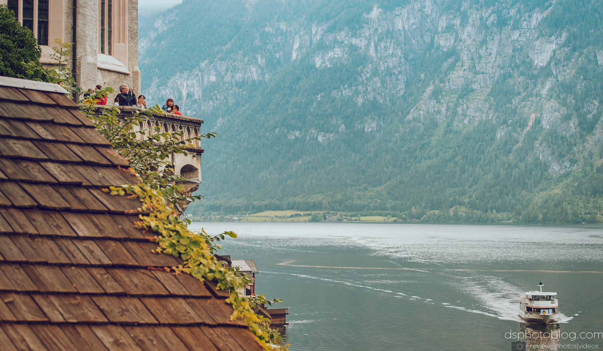 Sony a7 II + Canon EF 70-200mm F4L USM sample photo. Watching hallstatt lake photography