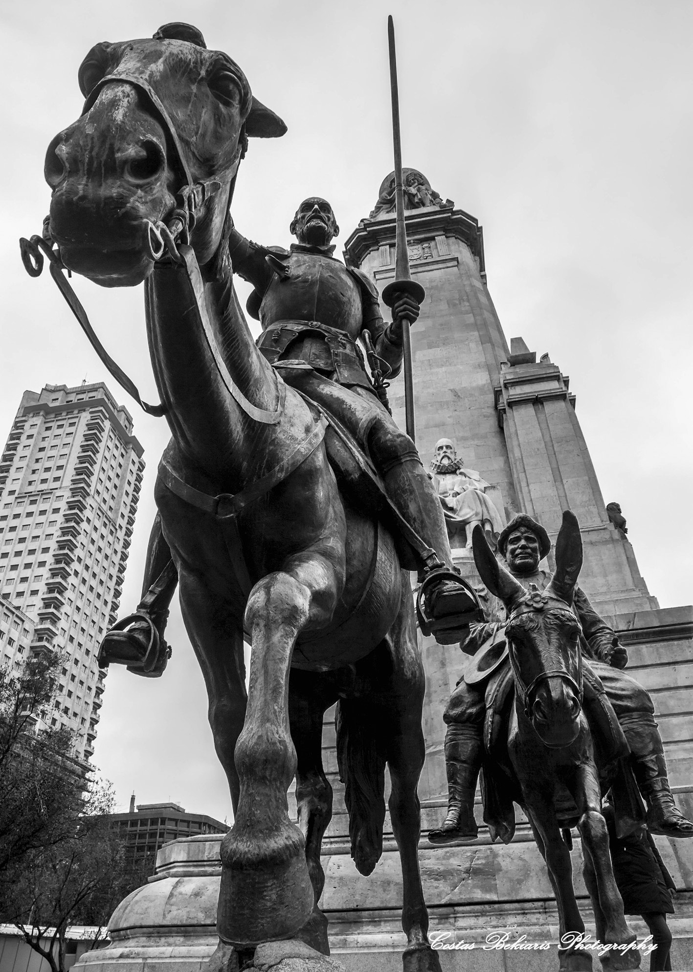 Canon EOS 50D sample photo. Plaza de espana madrid photography