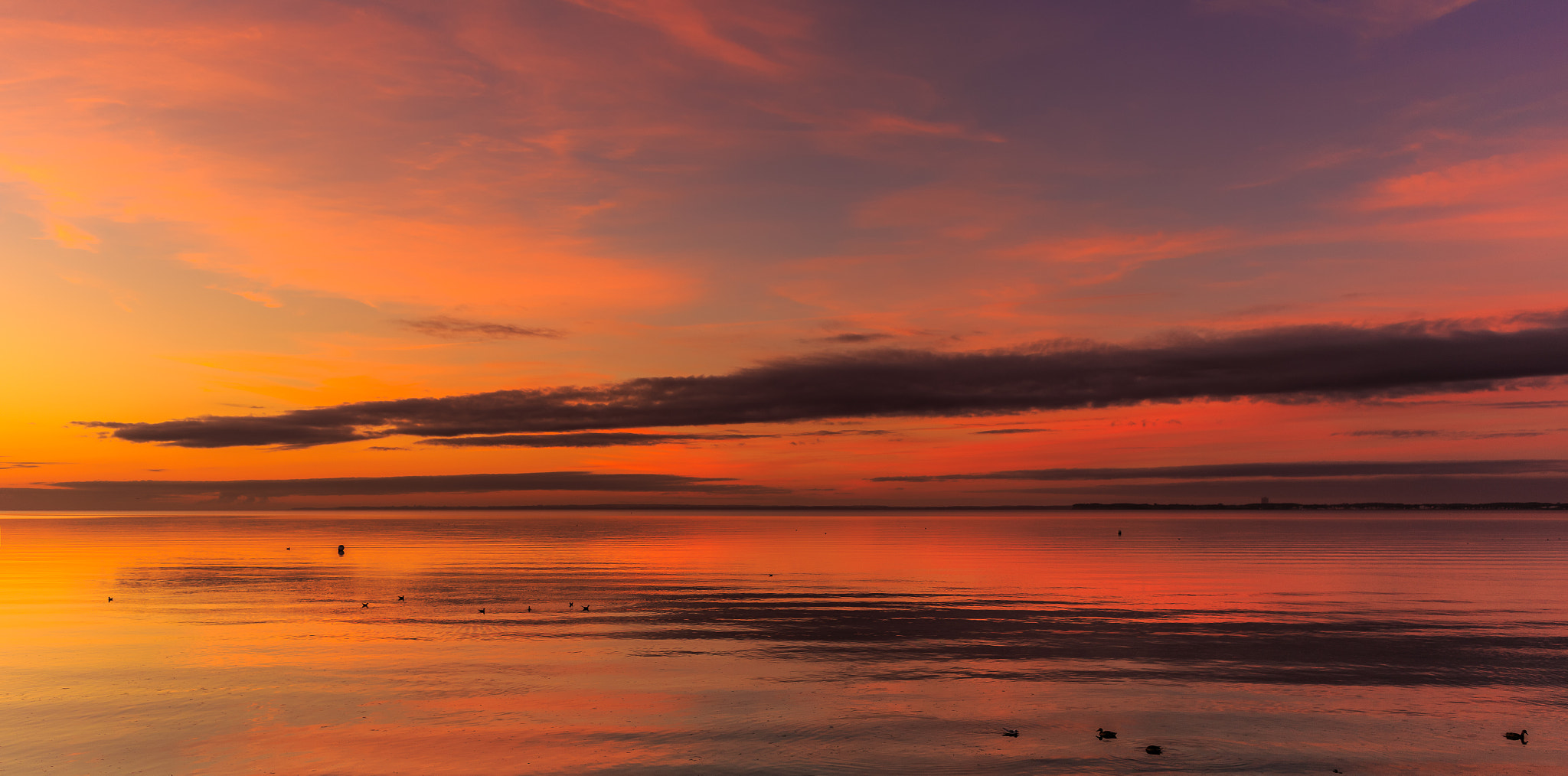 Canon EOS 6D + Canon EF 28mm F2.8 IS USM sample photo. Sunrise at the baltic sea photography