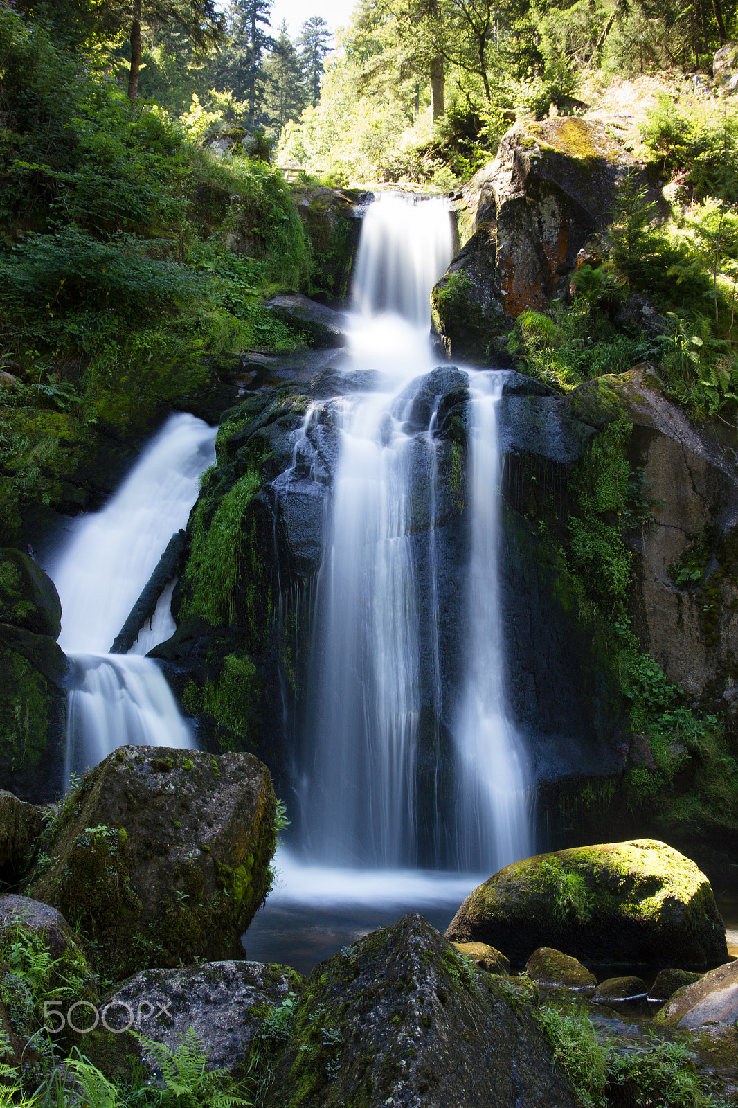 Canon EF 24-105mm F3.5-5.6 IS STM sample photo. Triberg waterfalls photography