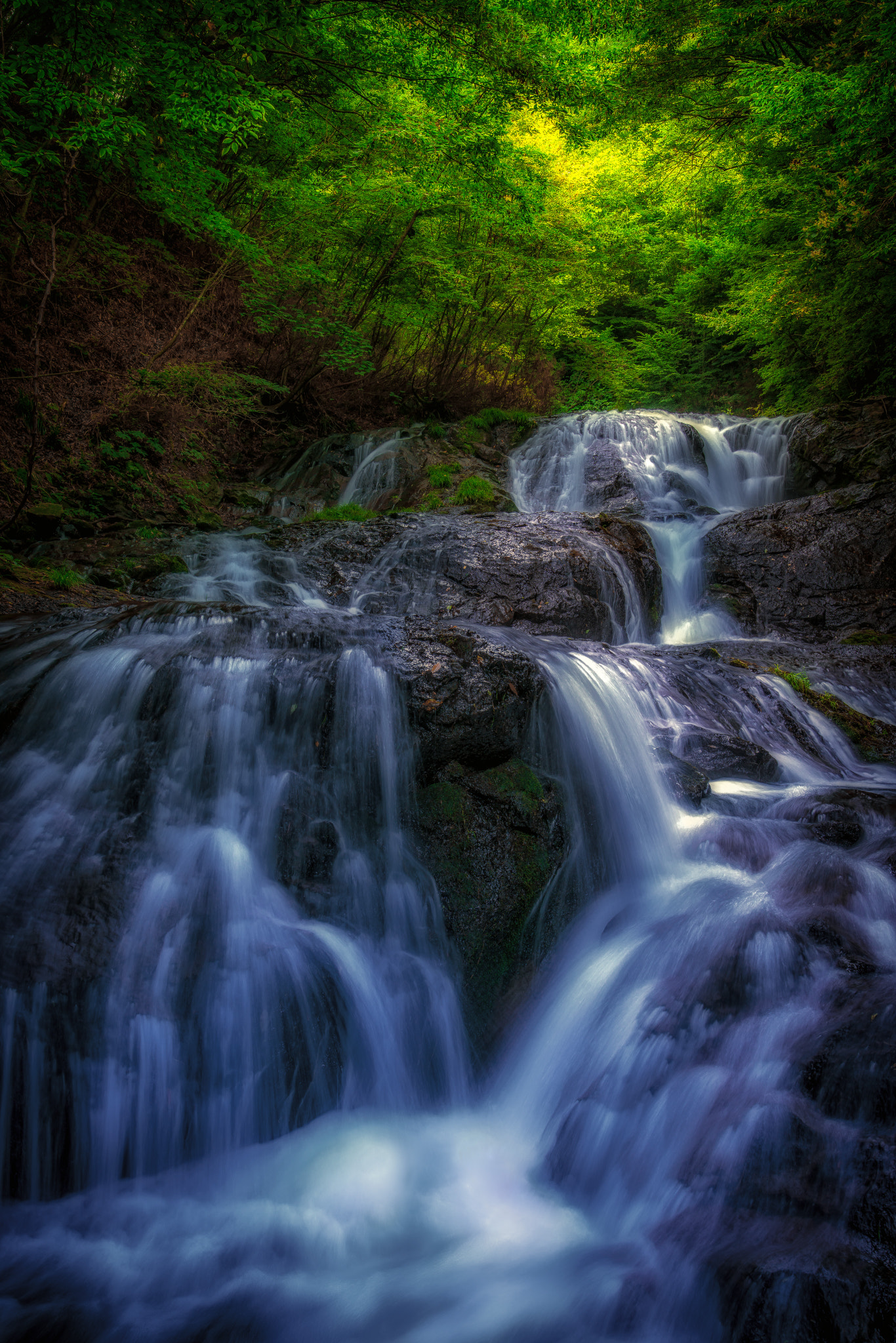 ZEISS Otus 28mm F1.4 sample photo. Sakana-dome waterfall photography