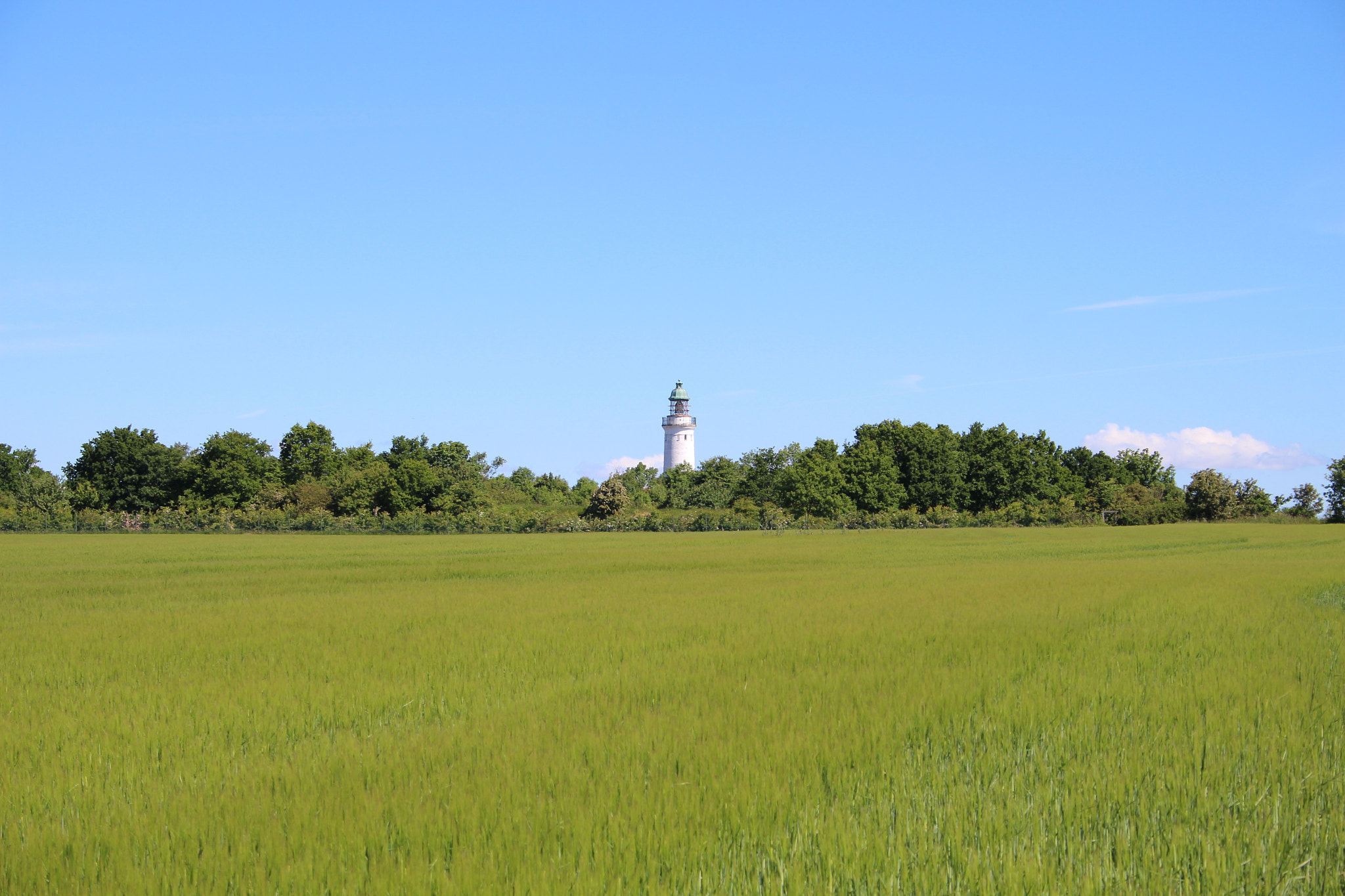 Canon EF-S 18-55mm F3.5-5.6 II sample photo. Lighthouse in denmark photography