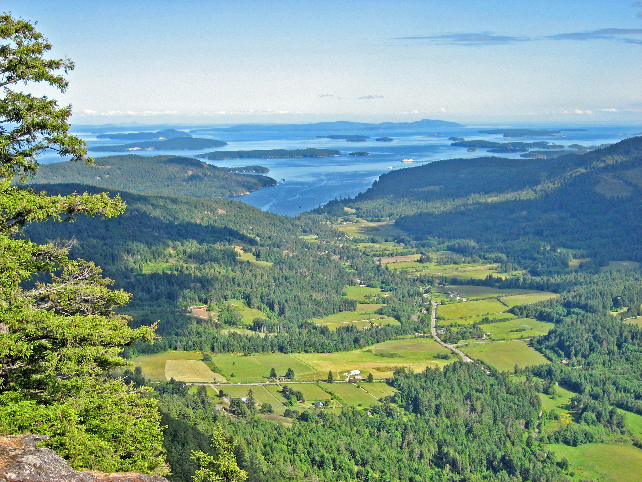 Canon POWERSHOT SD700 IS sample photo. View from mt maxwell salt spring island bc photography