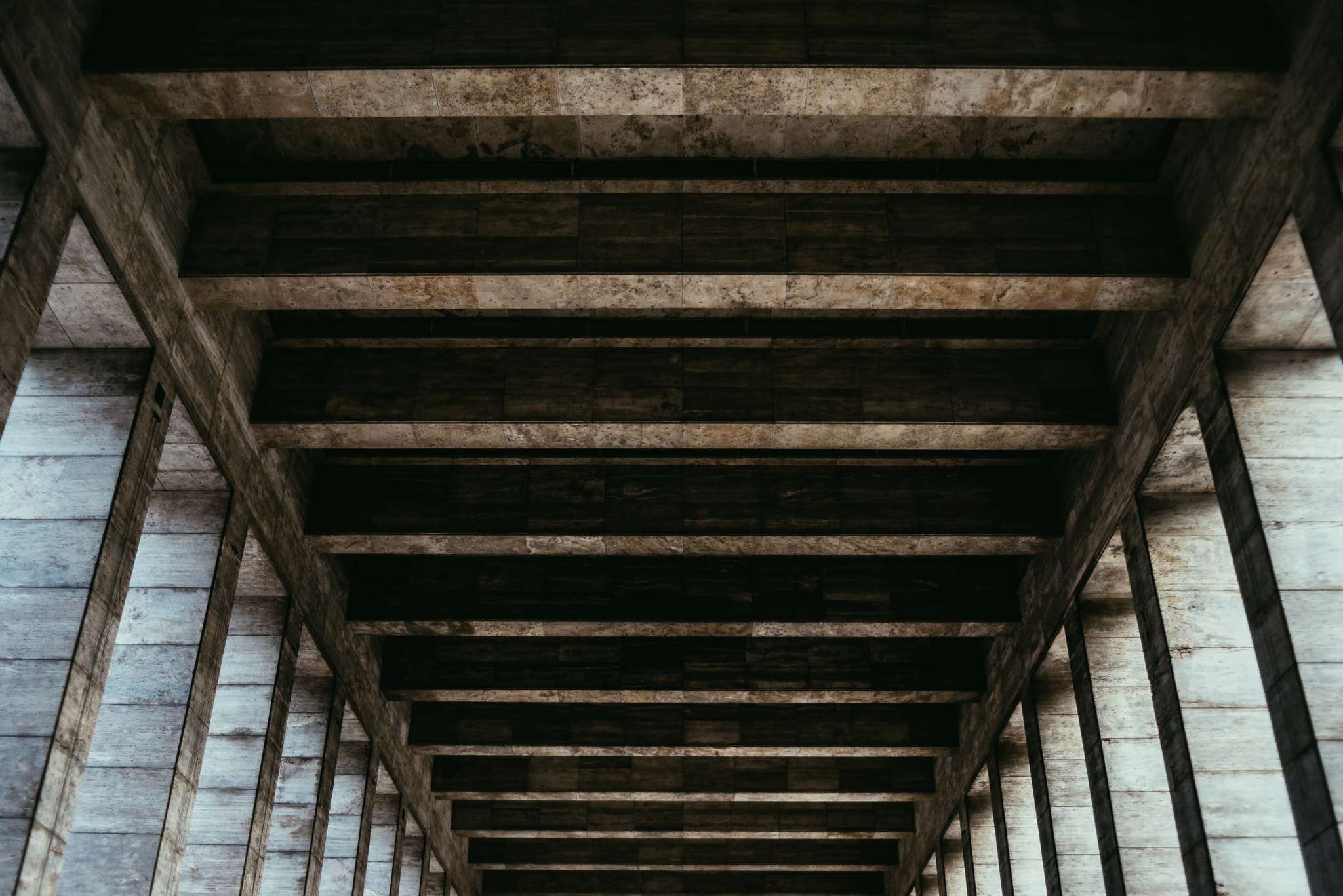 AF Zoom-Nikkor 35-70mm f/3.3-4.5 N sample photo. Symmetrical architecture photography