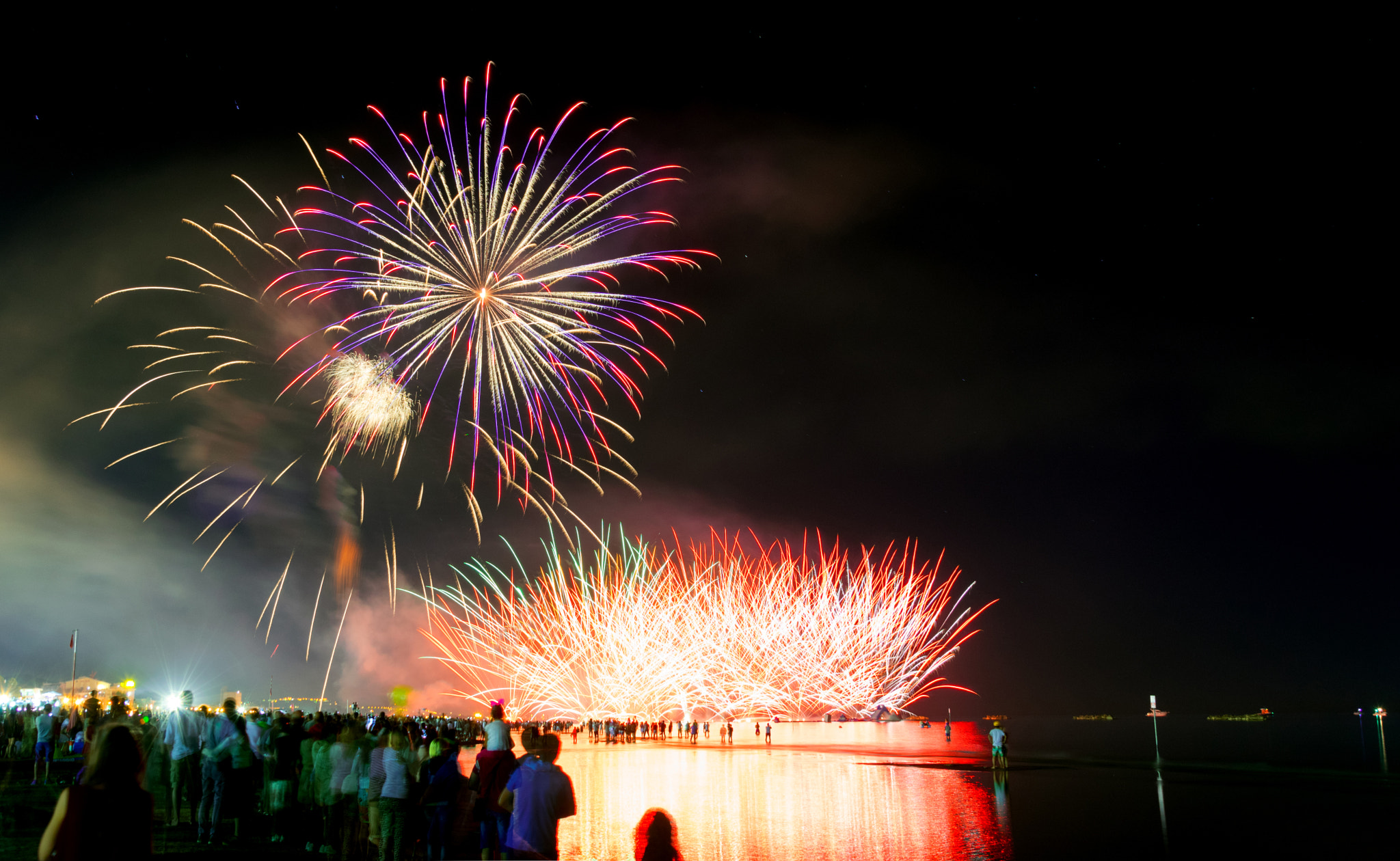 Nikon AF-S Nikkor 24-120mm F4G ED VR sample photo. Italian fireworks photography