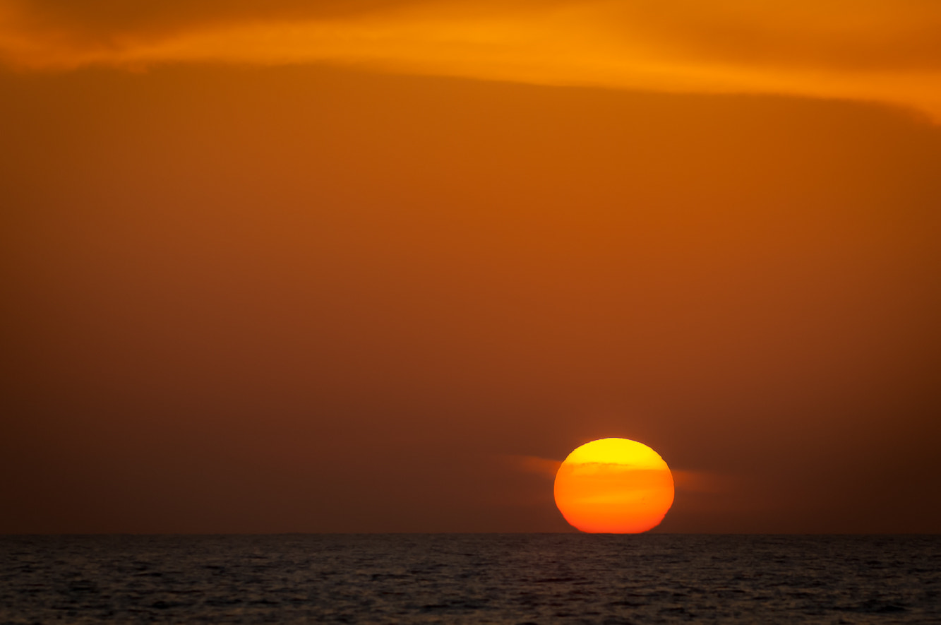 Nikon D2X sample photo. Sunset photography