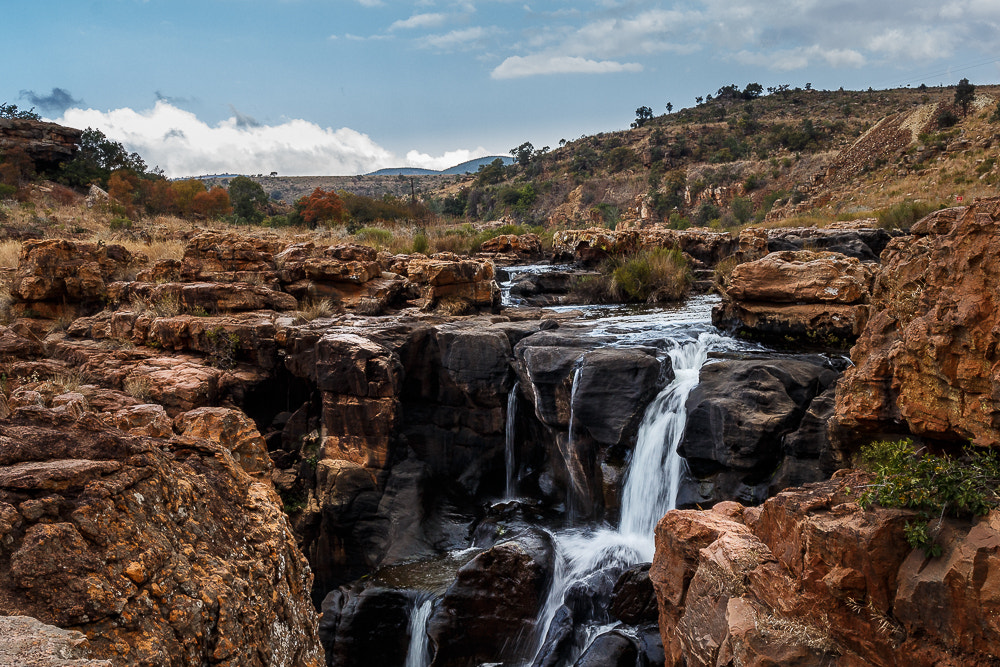 Sigma 17-70mm F2.8-4 DC Macro OS HSM sample photo. Waterfall somewhere in africa photography