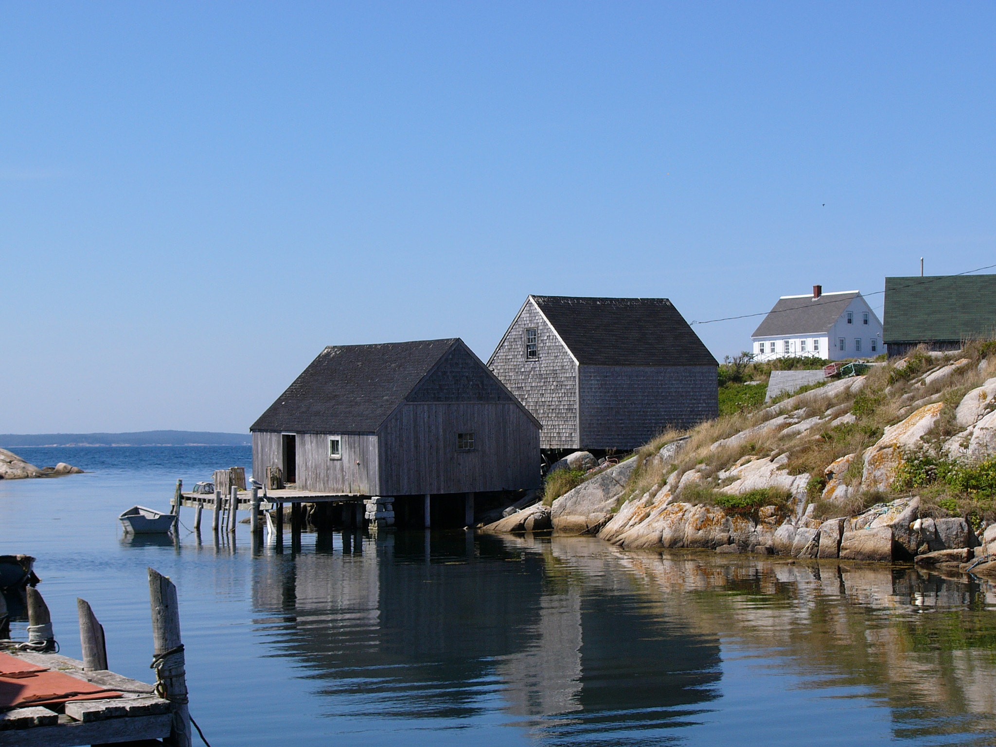 Panasonic DMC-FZ10 sample photo. Peggy's cove nova scotia,canada photography