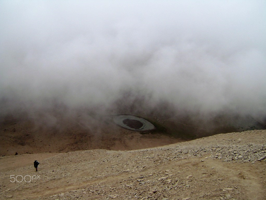 Sony DSC-S700 sample photo. Cima del volcan descabezado chile photography