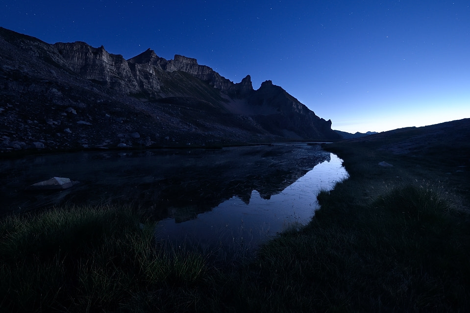 Nikon D800 + Tokina AT-X 16-28mm F2.8 Pro FX sample photo. Night in alpine paradise photography