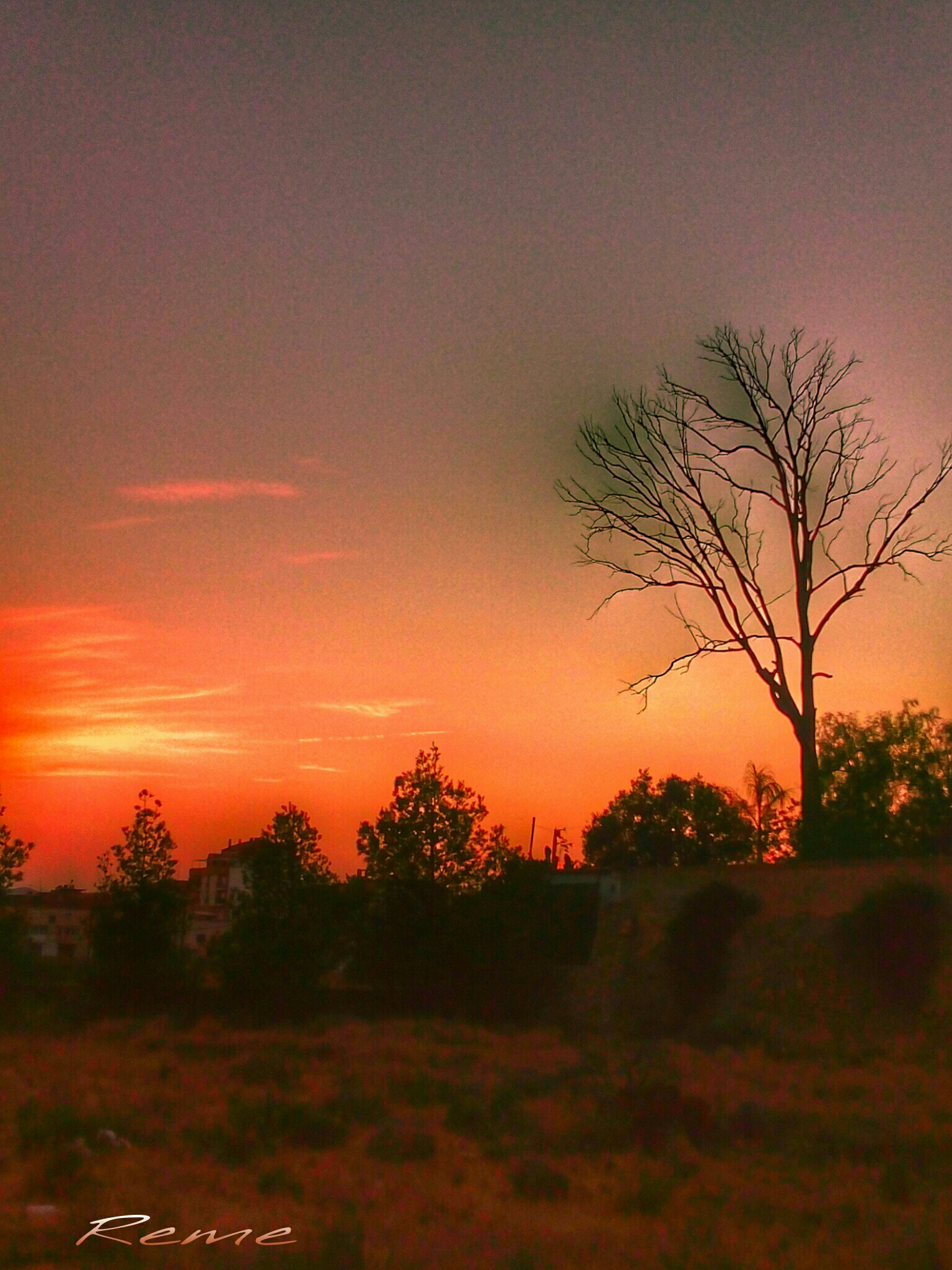 bq Aquaris E5 HD sample photo. Sunset photography