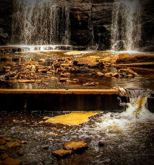 Sony DSC-W5 sample photo. Waterfall photography