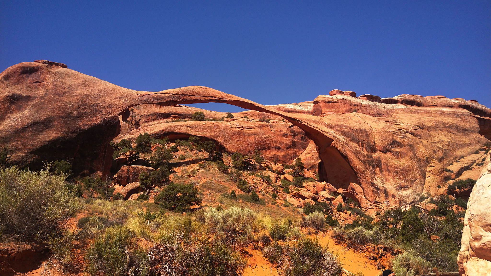 HTC ONE M9+ sample photo. Arches national park photography