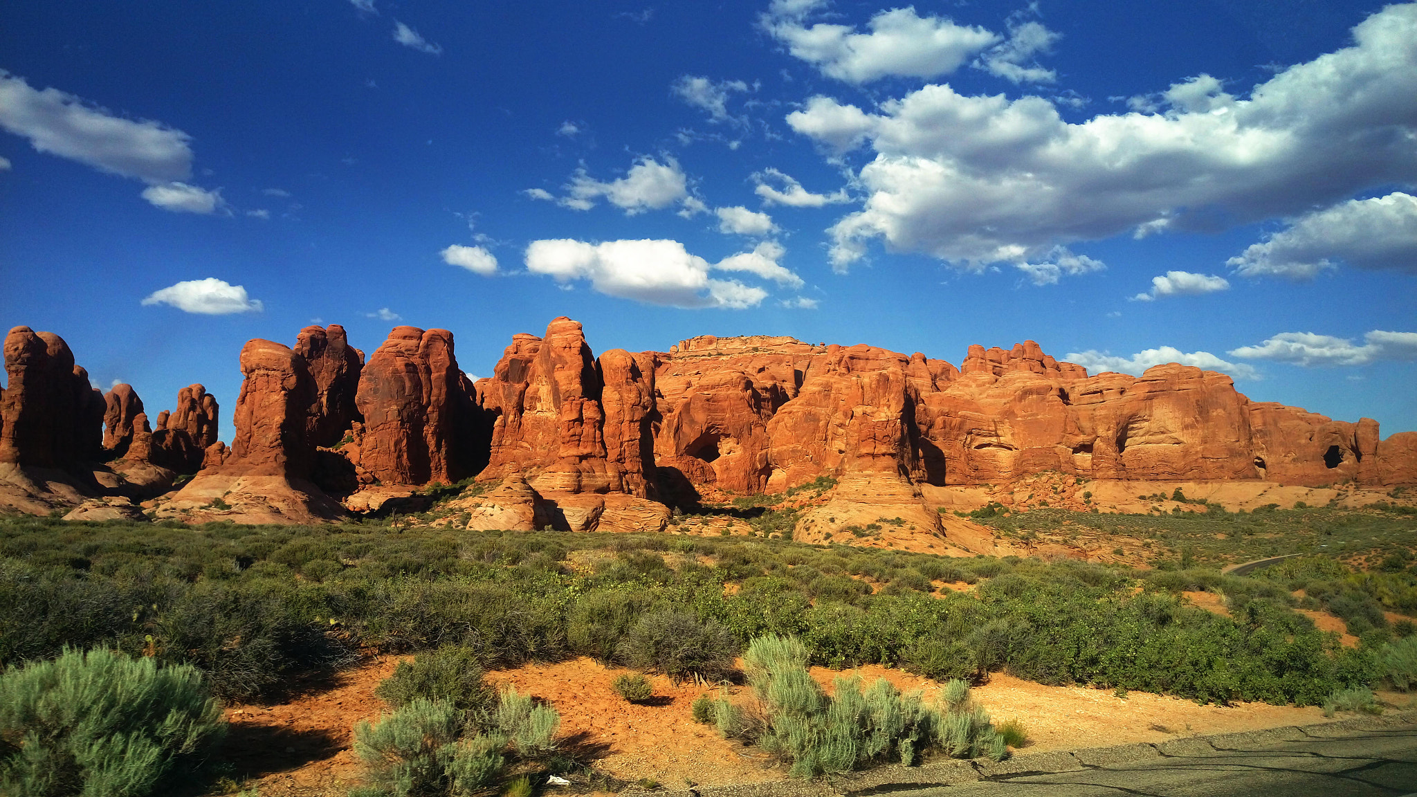 HTC ONE M9+ sample photo. Arches national park photography