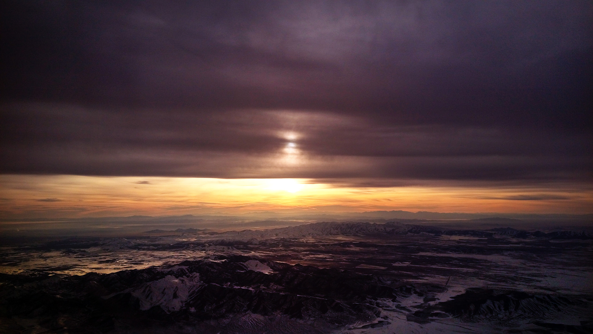 HTC ONE M9+ sample photo. Sunset in the skies of utah photography