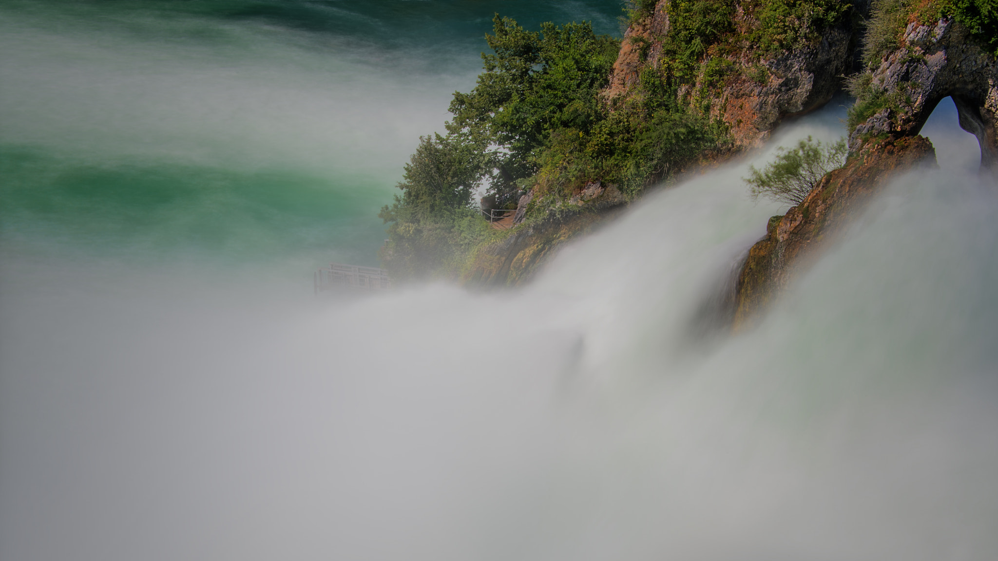 Nikon D5 sample photo. Rhine falls switzerland photography