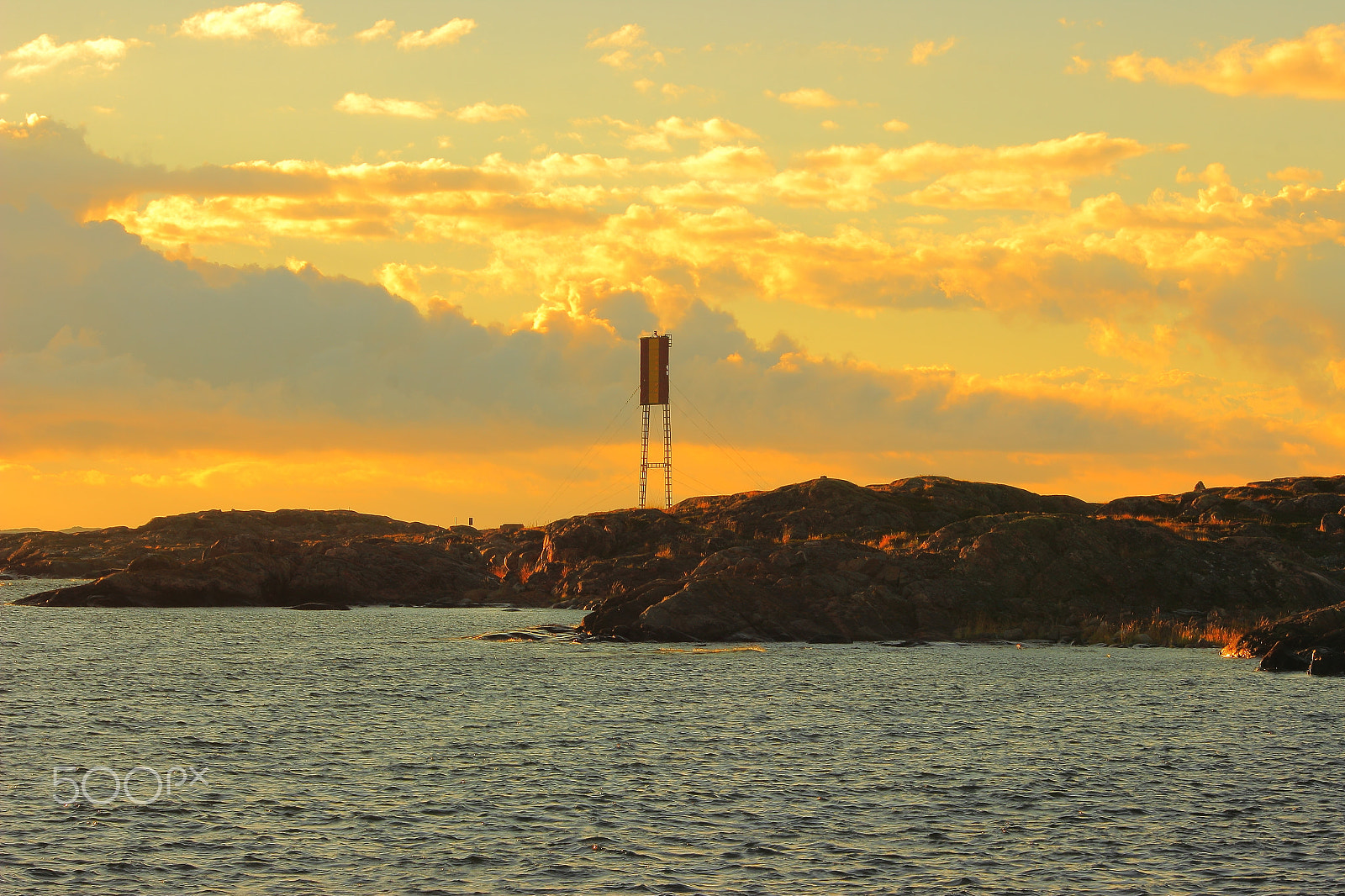 Sigma 70-300mm F4-5.6 APO DG Macro sample photo. Sunset on utö photography