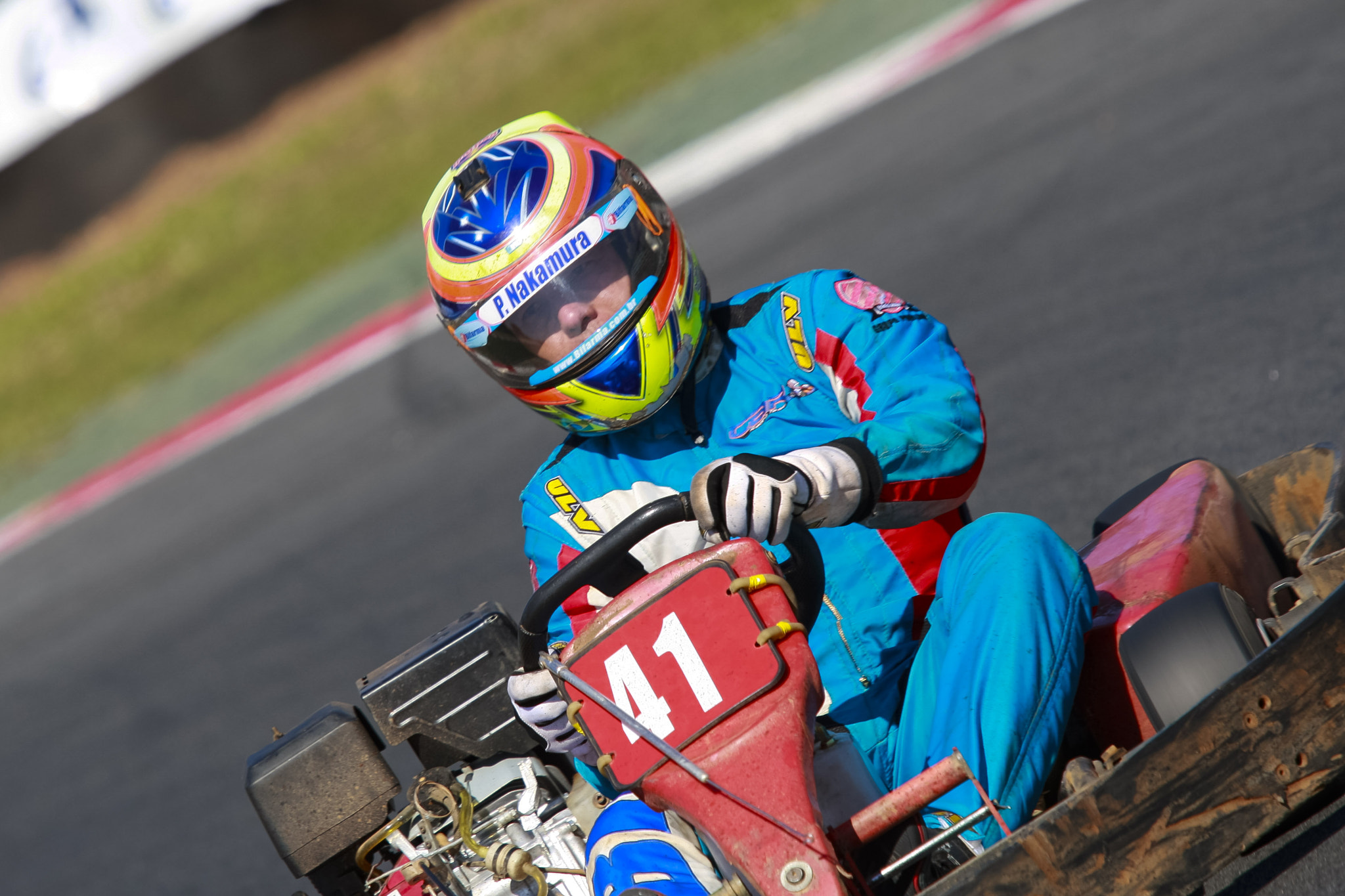 Canon EF 70-200mm F2.8L USM sample photo. SÃo paulo, sp - 02.07.2016: o piloto peterson nakamura durante as 24 horas rental kart - o... photography