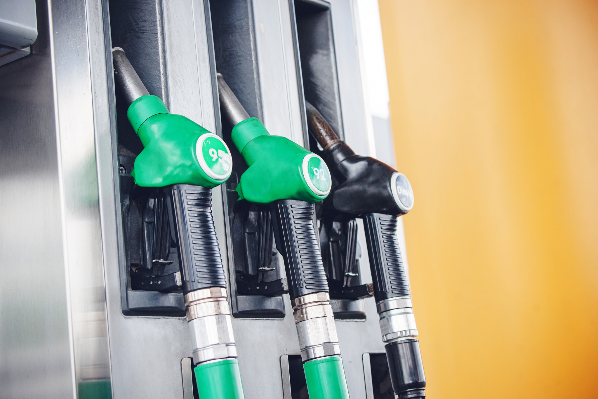 Sony 70-400mm F4-5.6 G SSM II sample photo. Fuel pump with gasoline and diesel photography