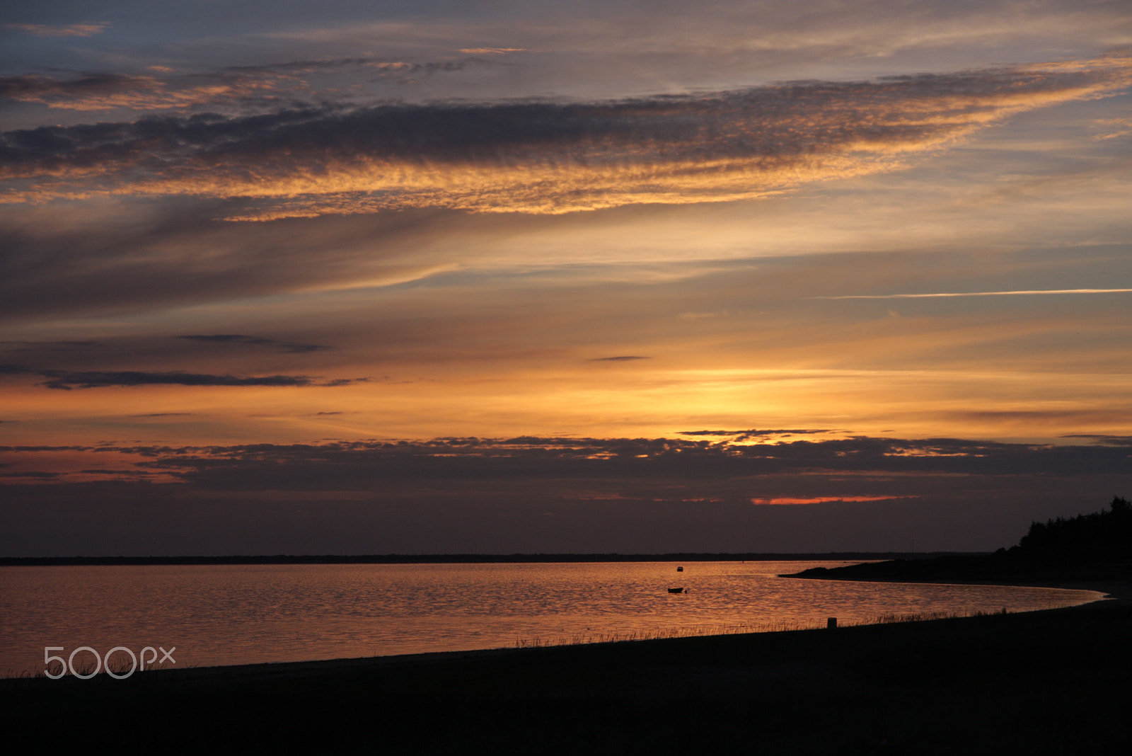 Canon EOS 40D sample photo. The sunset over ho bugt in esbjerg denmark photography