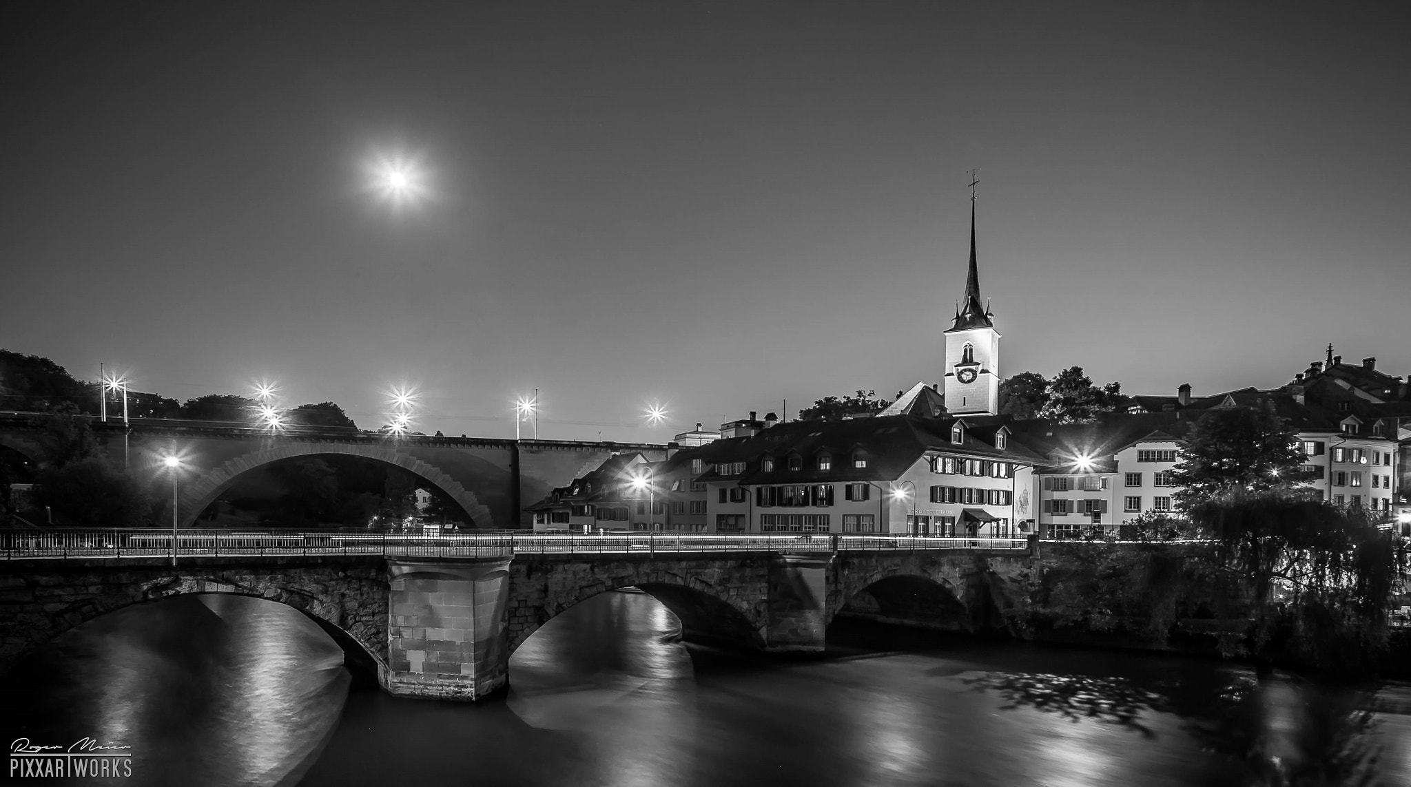 Canon EF 20-35mm F3.5-4.5 USM sample photo. Bern of night photography