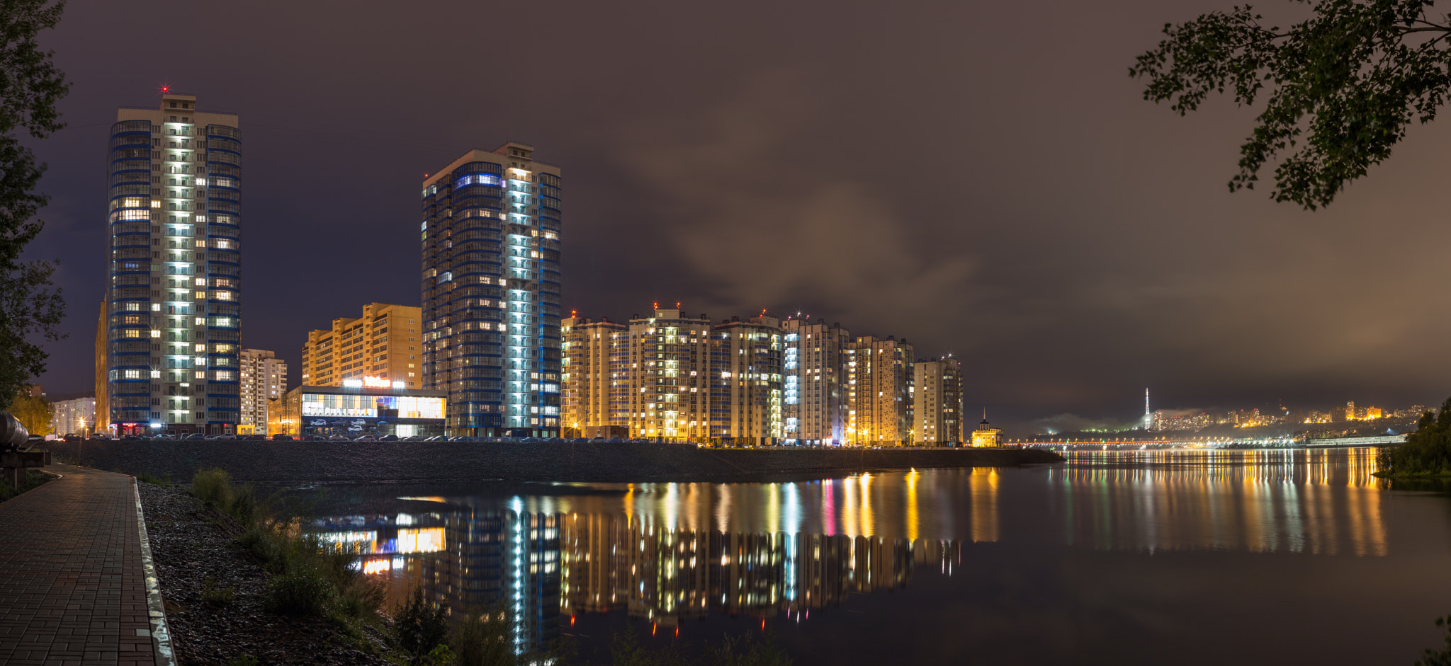 Sigma 30mm F1.4 EX DC HSM sample photo. Krasnoyarsk night photography