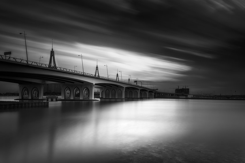 Canon TS-E 24.0mm f/3.5 L II sample photo. Business bay bridge photography