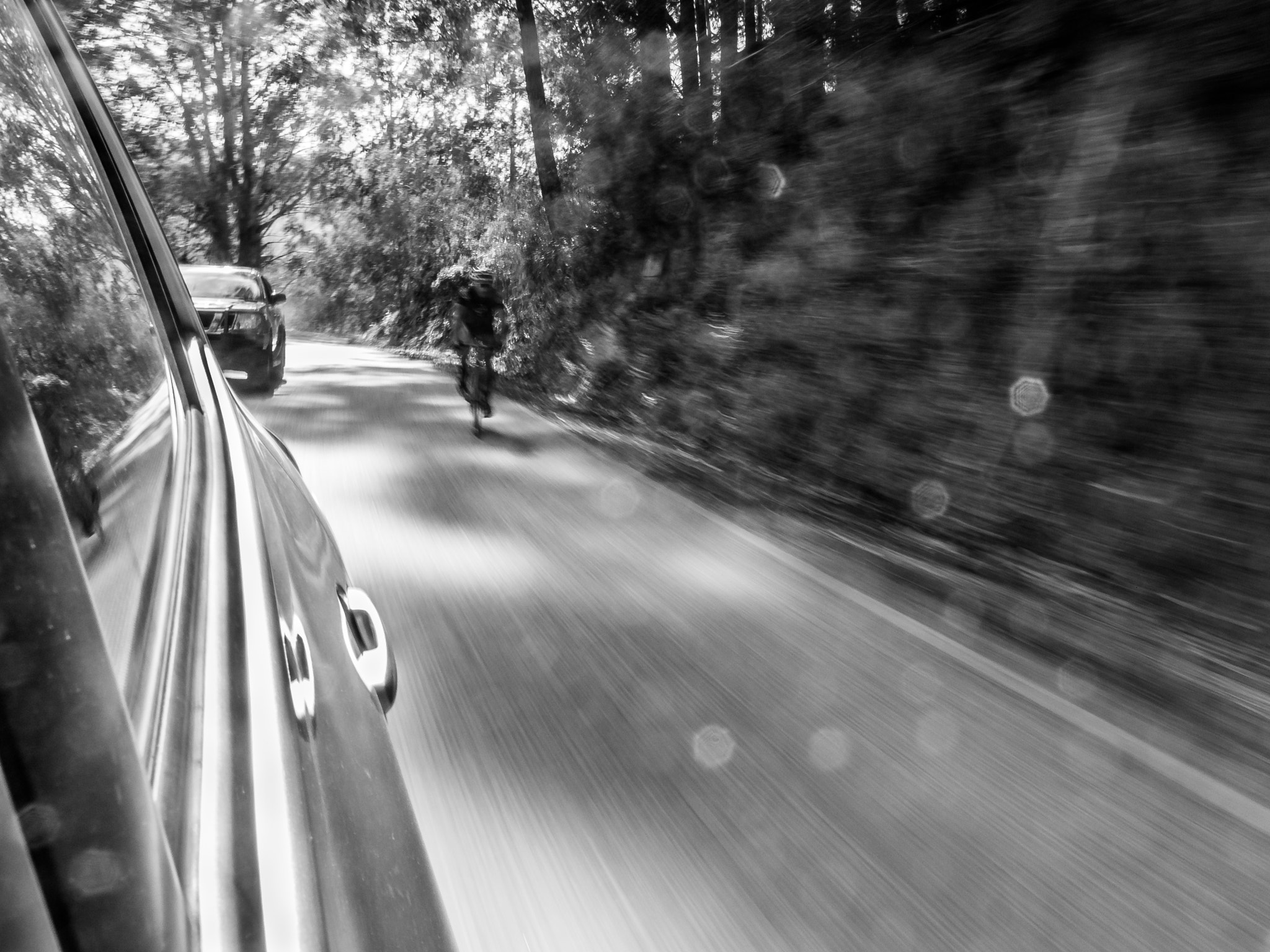 Panasonic Lumix DMC-G5 sample photo. Chasing cyclist mount buller victoria photography