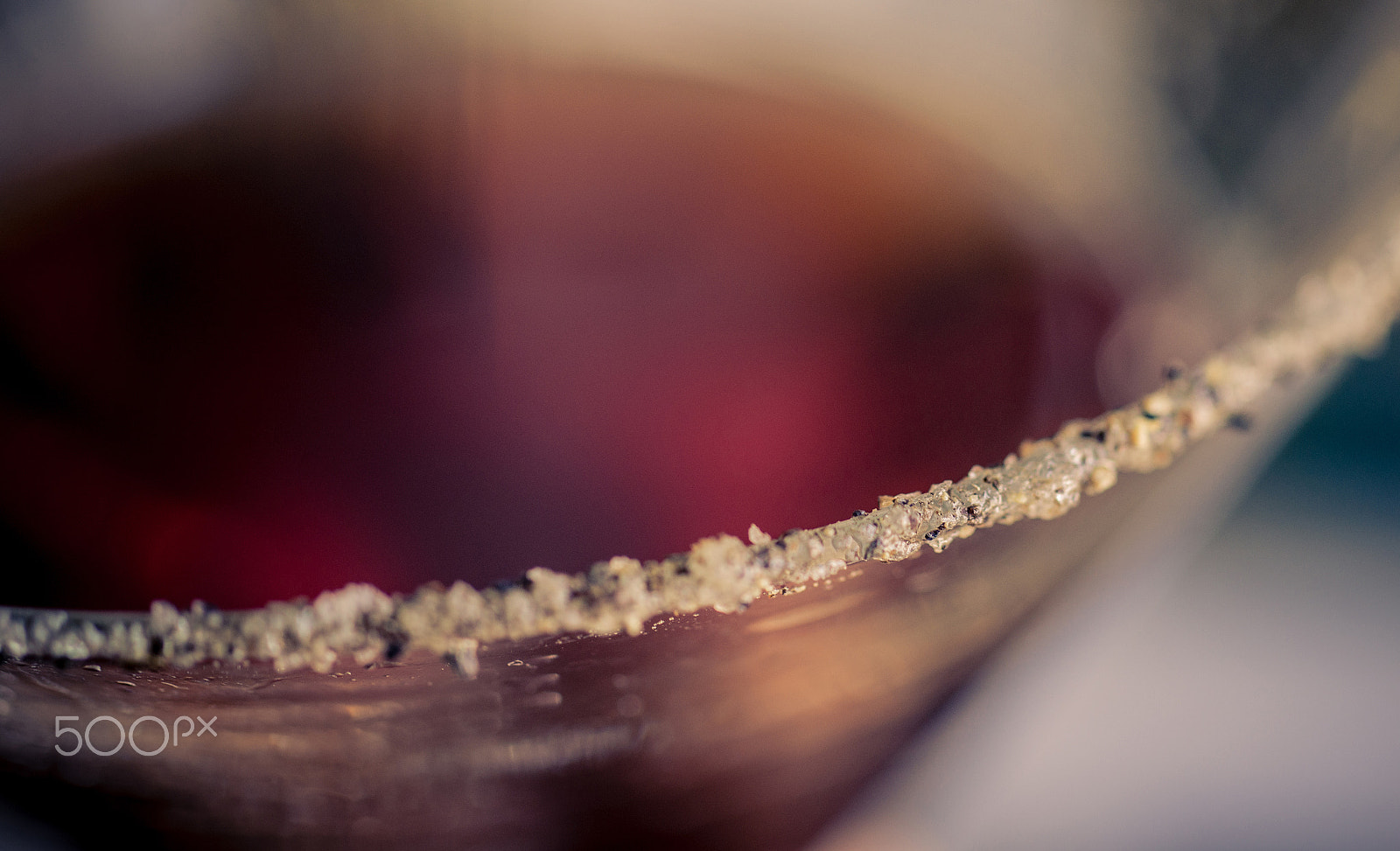 Nikon D610 + Sigma 50mm F2.8 EX DG Macro sample photo. Close up on a rimmed cocktail glass photography