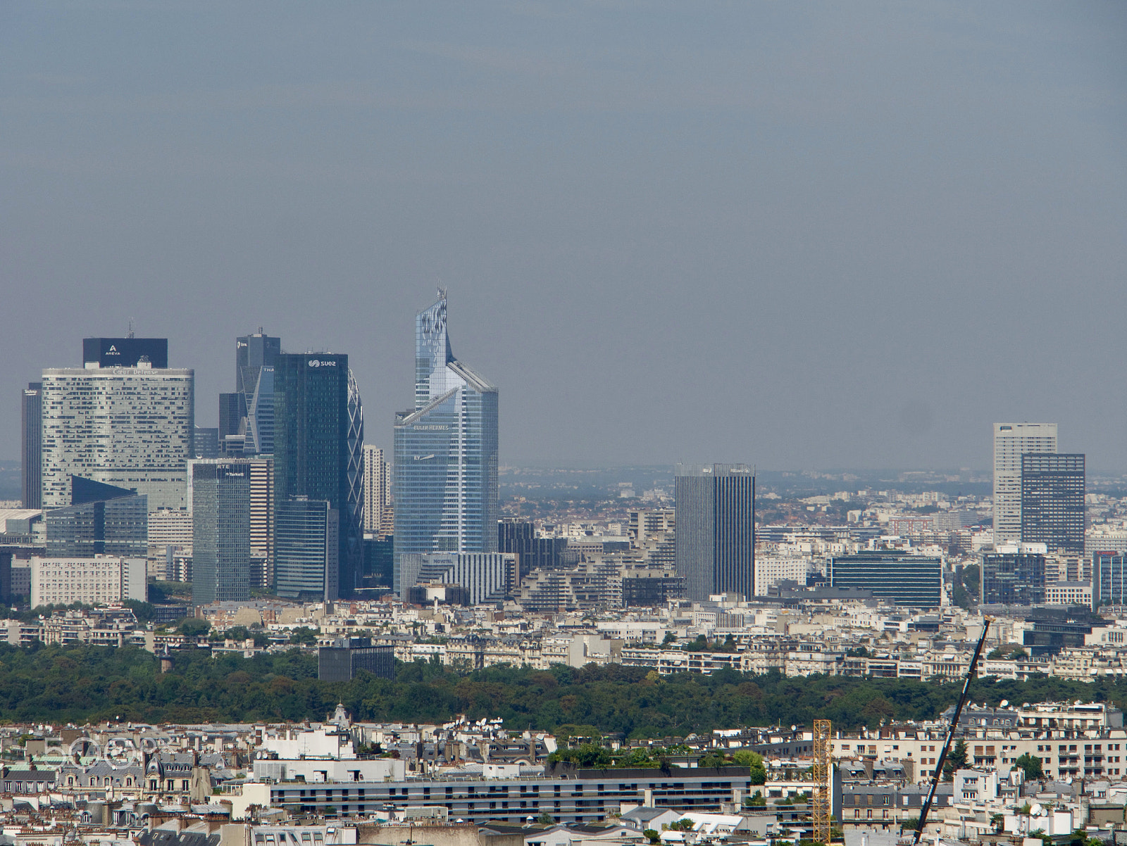 Panasonic Lumix DMC-G7 sample photo. Paris : vue du ciel photography