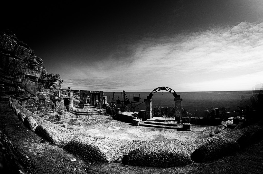 Pentax K-5 + A Series Lens sample photo. Ghosts of the minack theatre photography