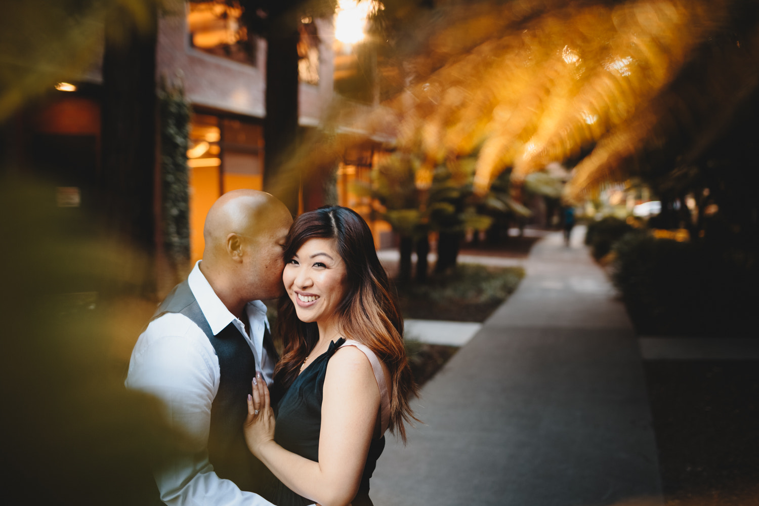 Canon EOS-1D X + Canon EF 35mm F1.4L USM sample photo. Anita & paul 2nd engagement @ pier 7, san francisco. shot by alex lopez photography.com for apollo photography
