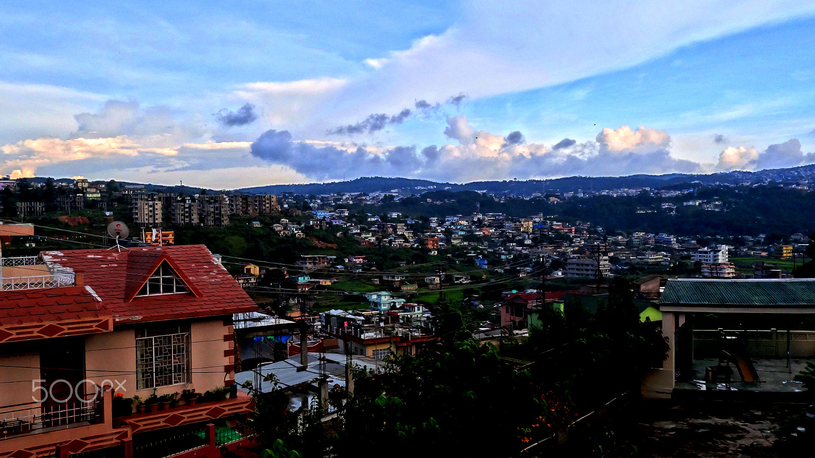Sony Cyber-shot DSC-HX7V sample photo. The shillong skyline photography