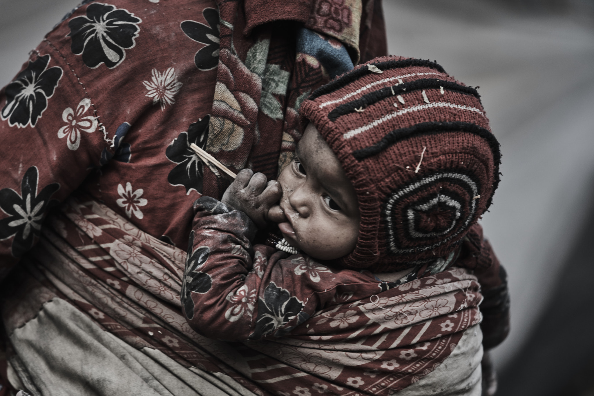 Sony a7R II + 70-200mm F2.8 G SSM OSS II sample photo. The last nomads of the himalayas photography