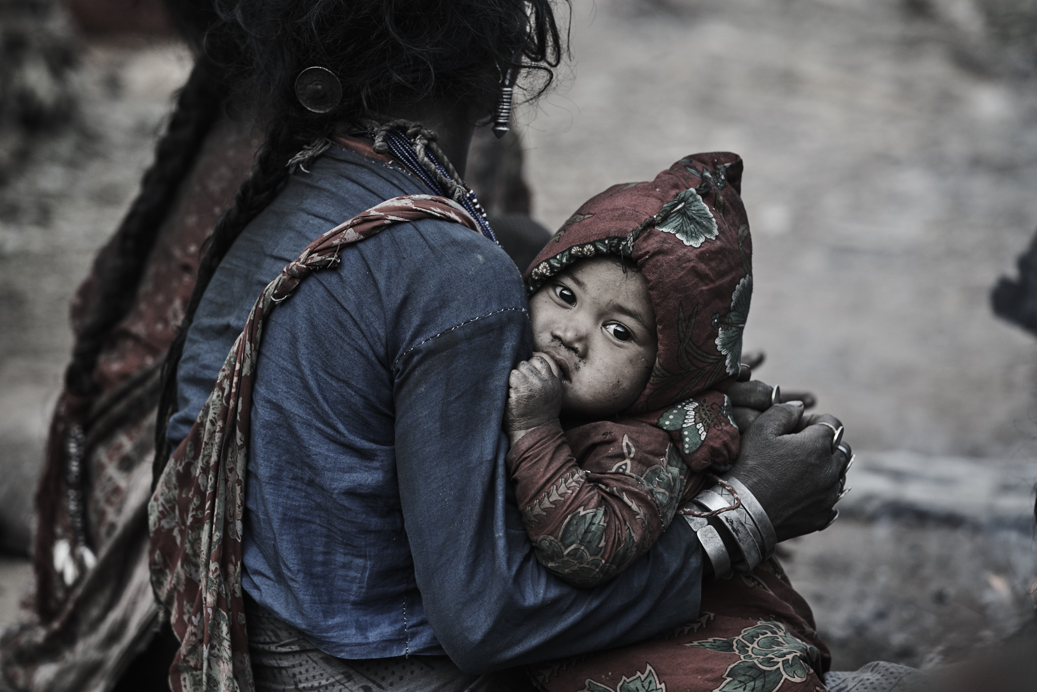70-200mm F2.8 G SSM OSS II sample photo. The last nomads of the himalayas photography