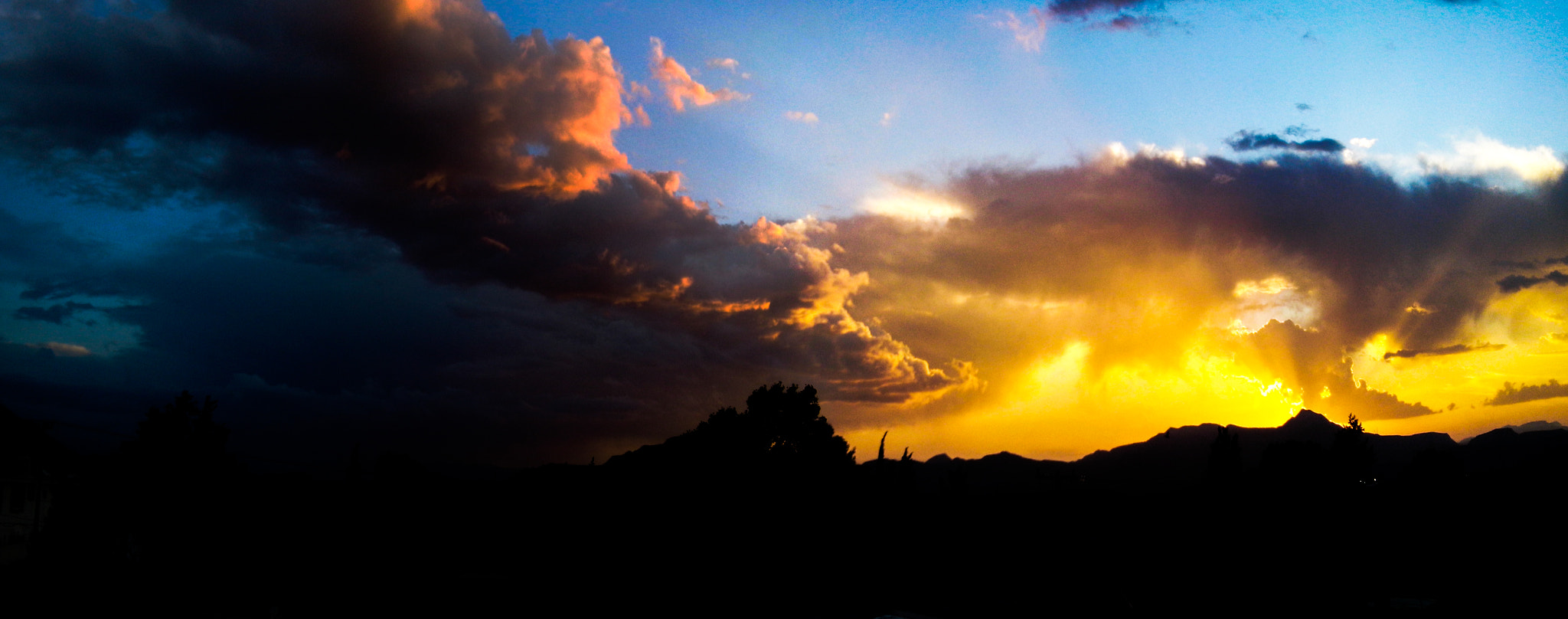 LG G Pro Lite sample photo. Panorama sunset photography