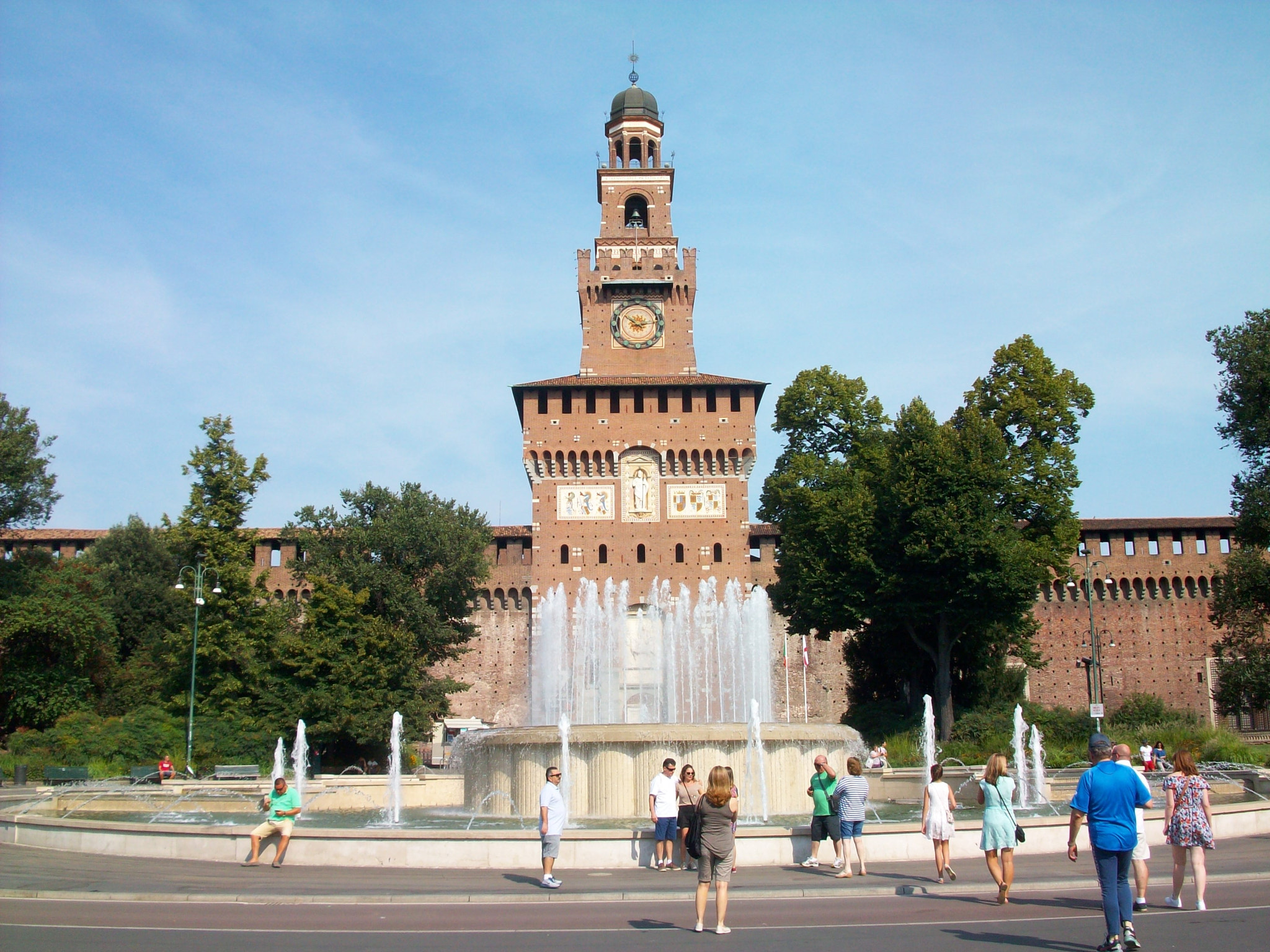 Kodak EASYSHARE M863 DIGITAL CAMERA sample photo. Castello sforzesco , milan photography