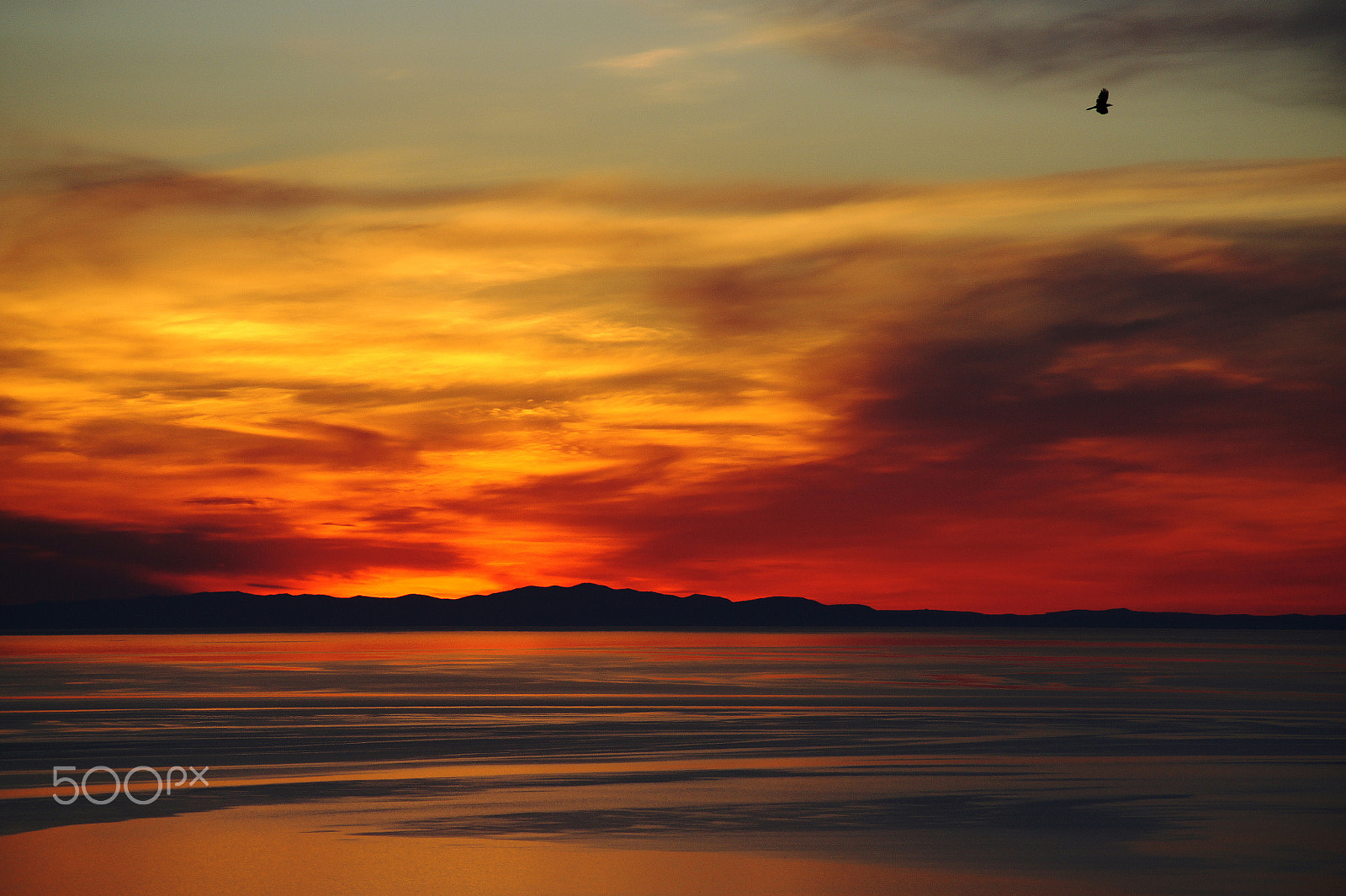 Sony DT 55-200mm F4-5.6 SAM sample photo. Another planet. baikal. dawn. photography