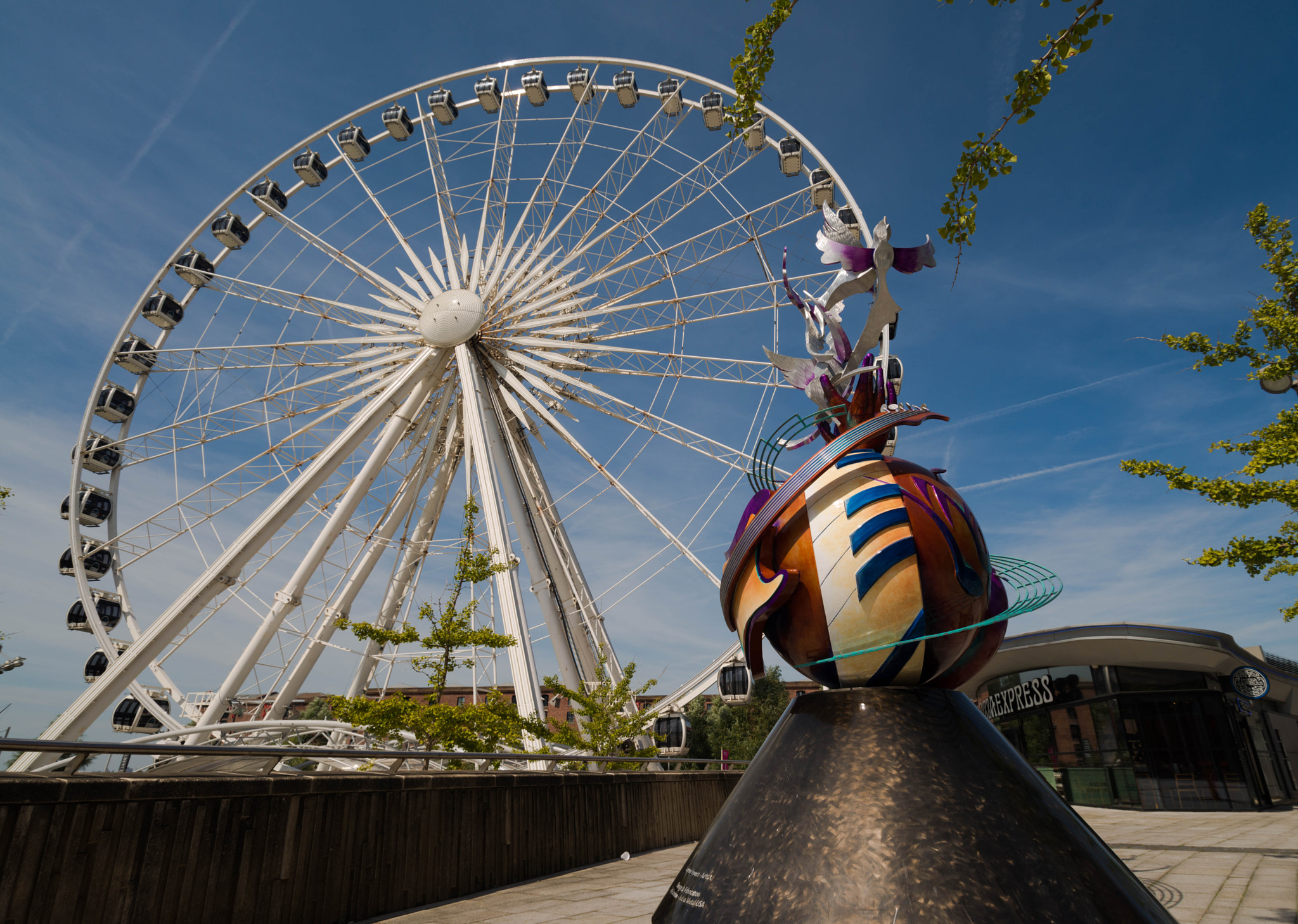 Sigma 17-35mm F2.8-4 EX DG  Aspherical HSM sample photo. Liverpool echo wheel. photography