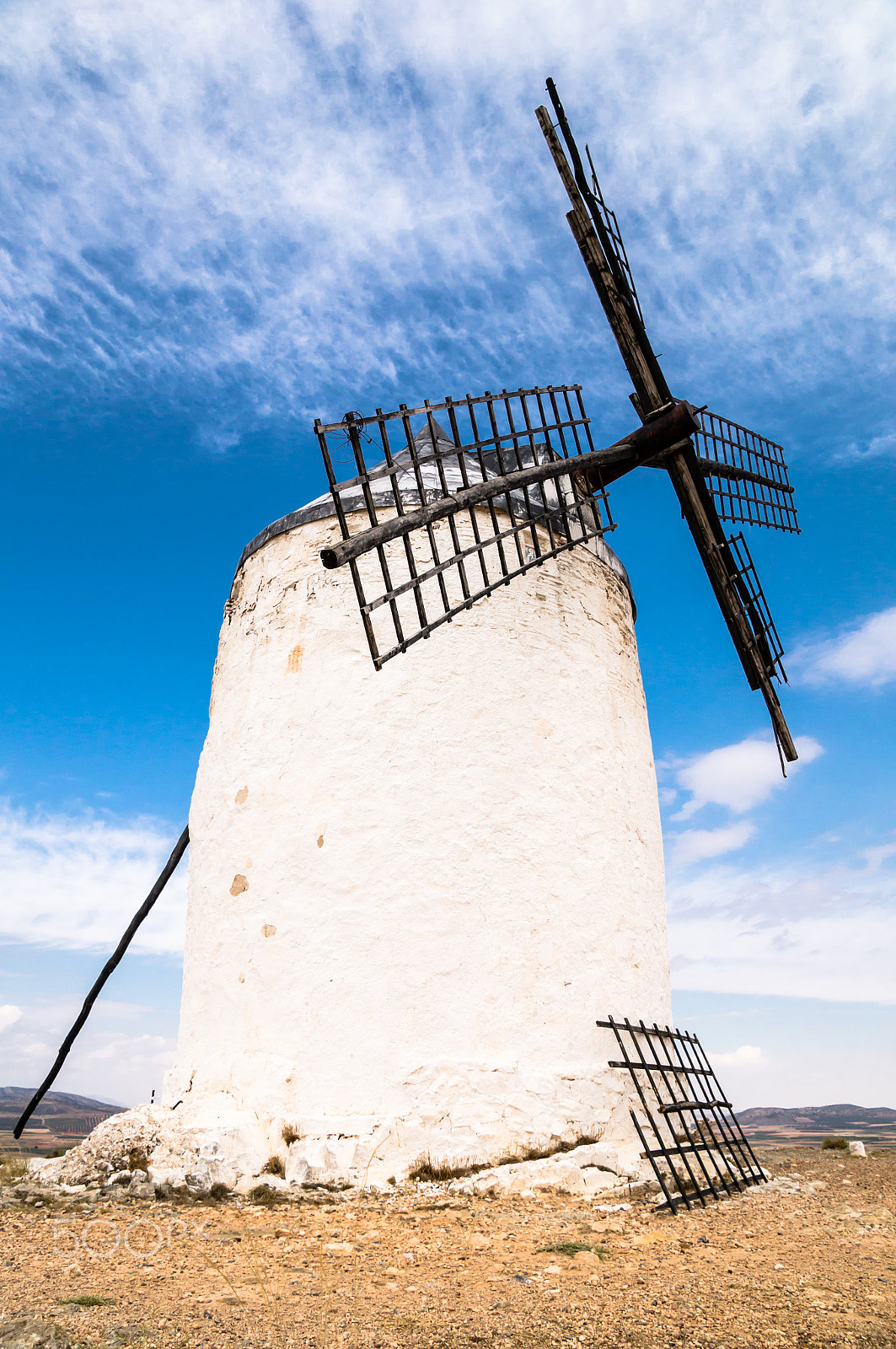 Sony DT 16-105mm F3.5-5.6 sample photo. Windmills in consuegra, spain photography