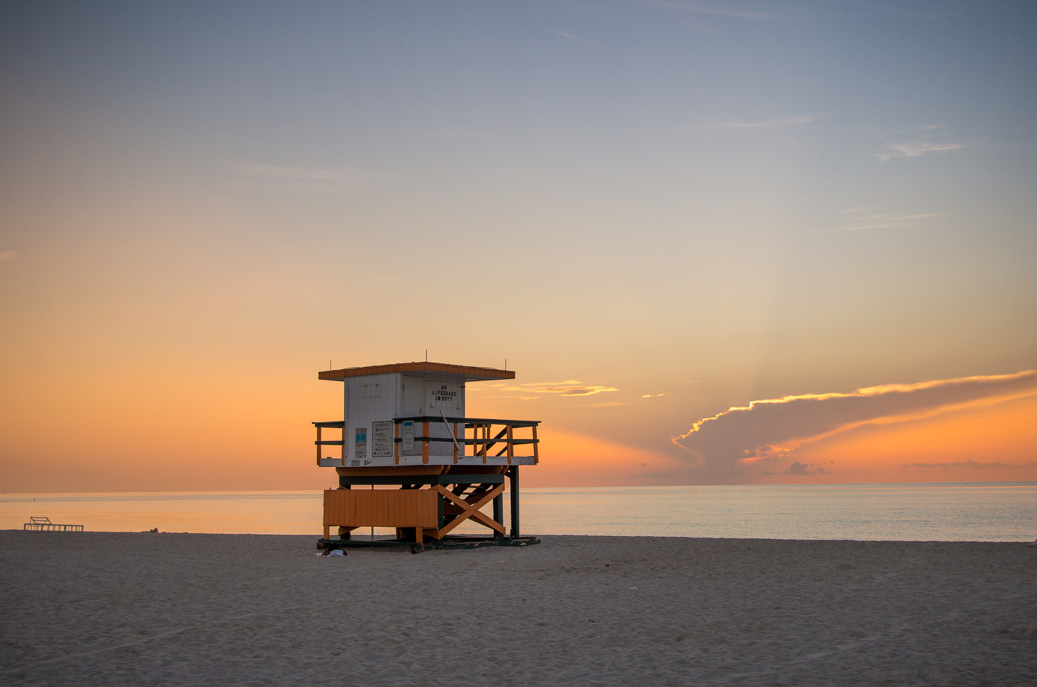 Pentax K-01 sample photo. Miami beach sunrise photography