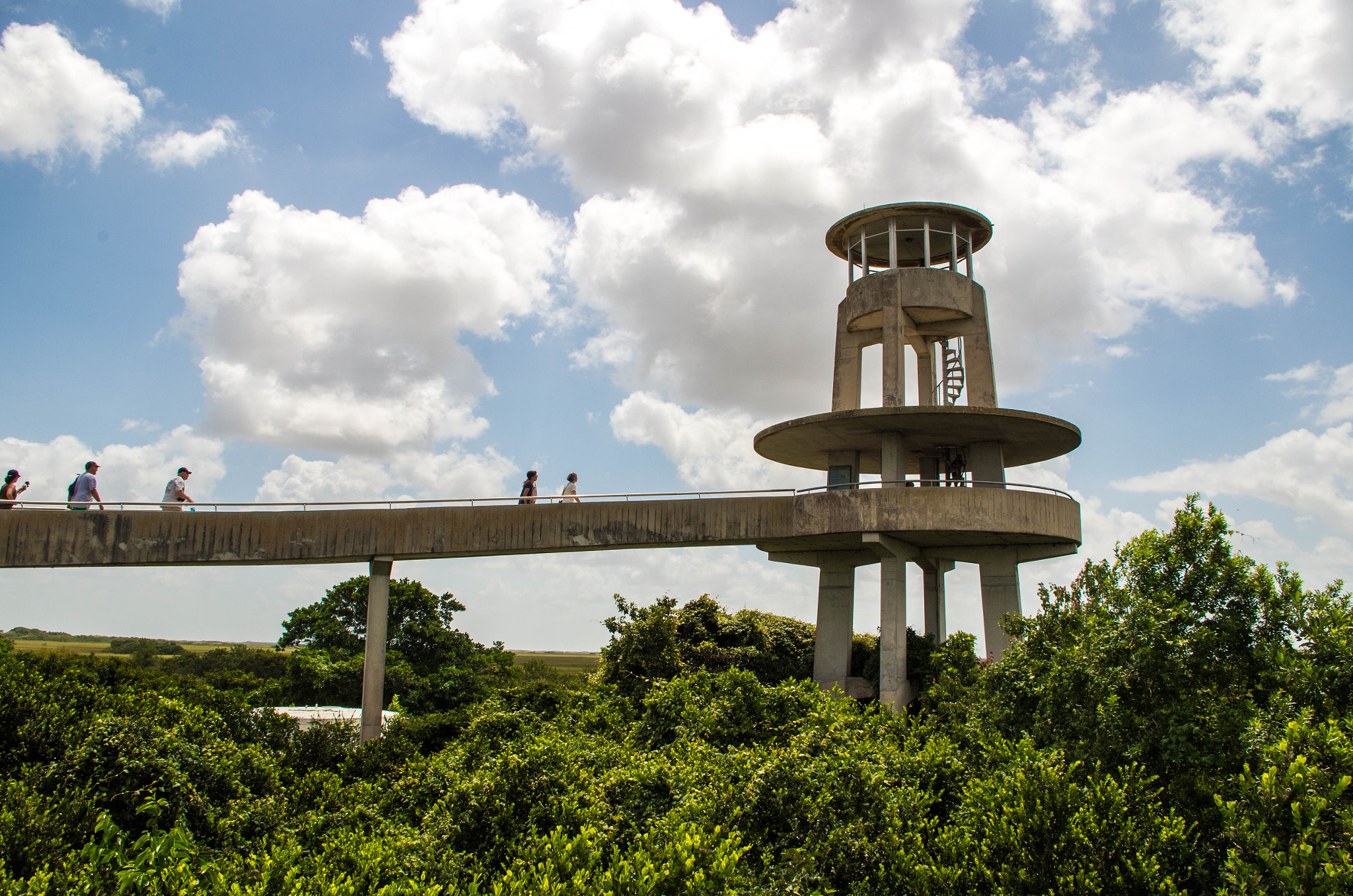 Pentax K-01 sample photo. Shark valley observatory tower photography